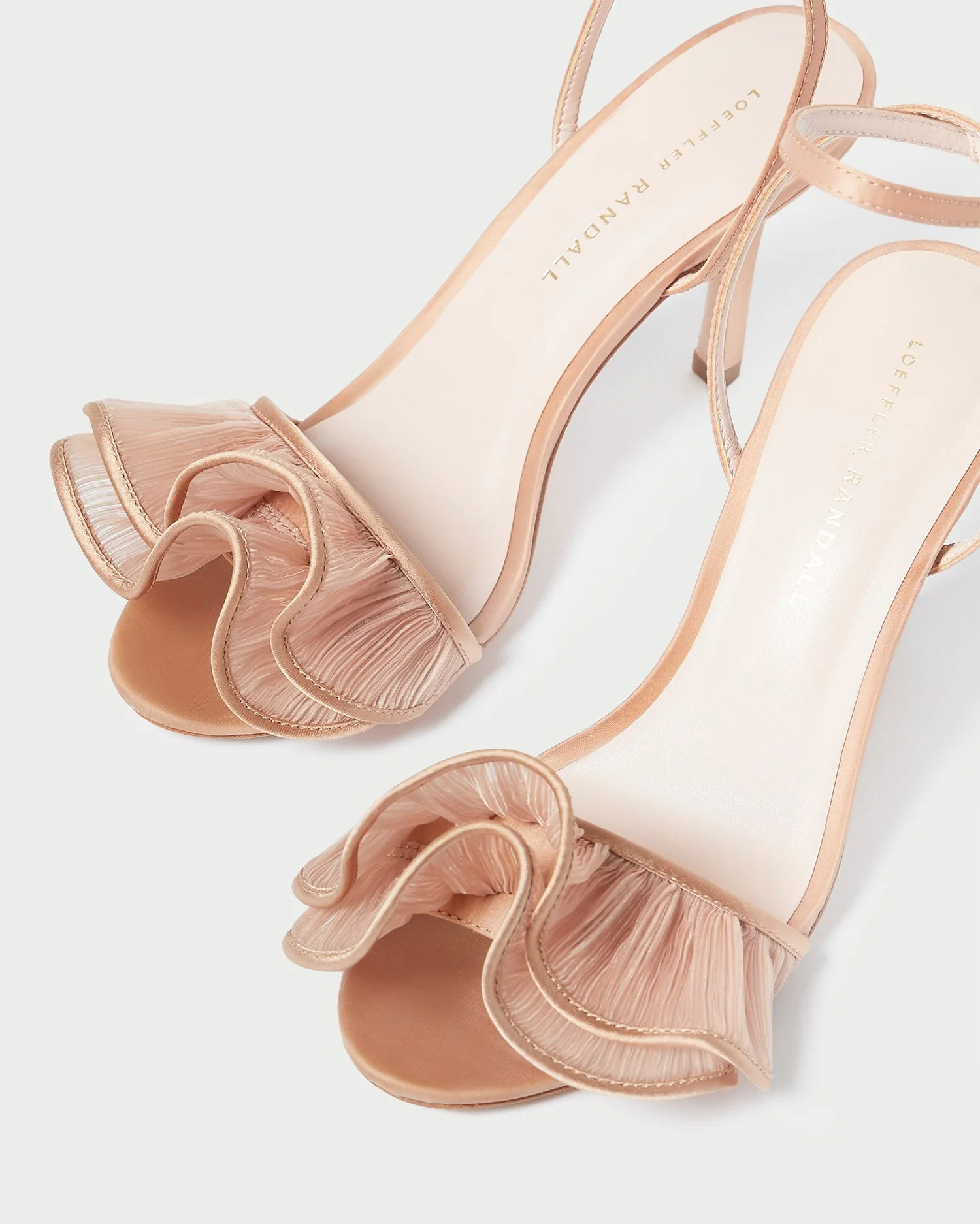 Estella Ruffle Heeled Sandal | Beauty - Image 5