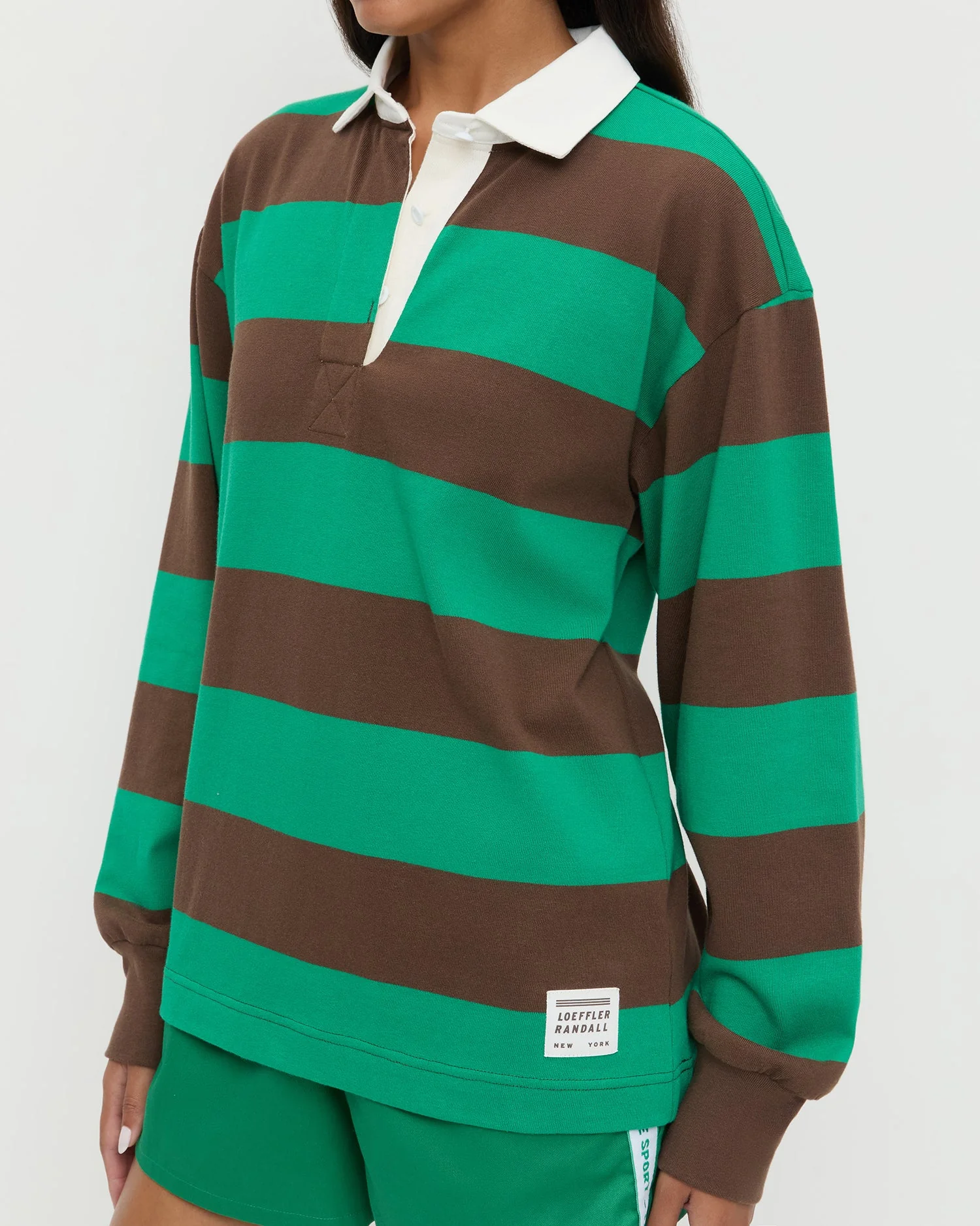 Evan Rugby Shirt | Green/Brown - Image 4