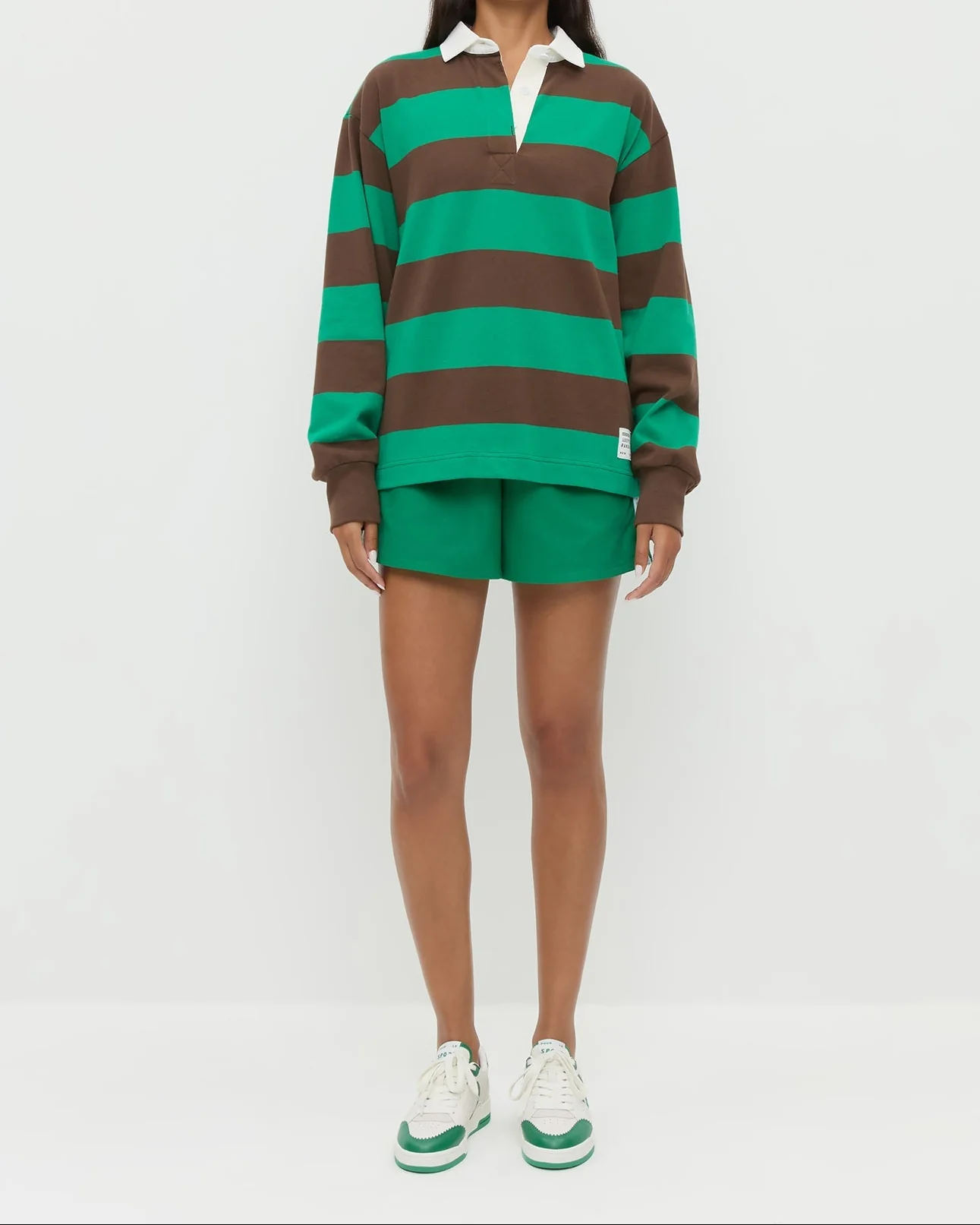 Evan Rugby Shirt | Green/Brown - Image 5