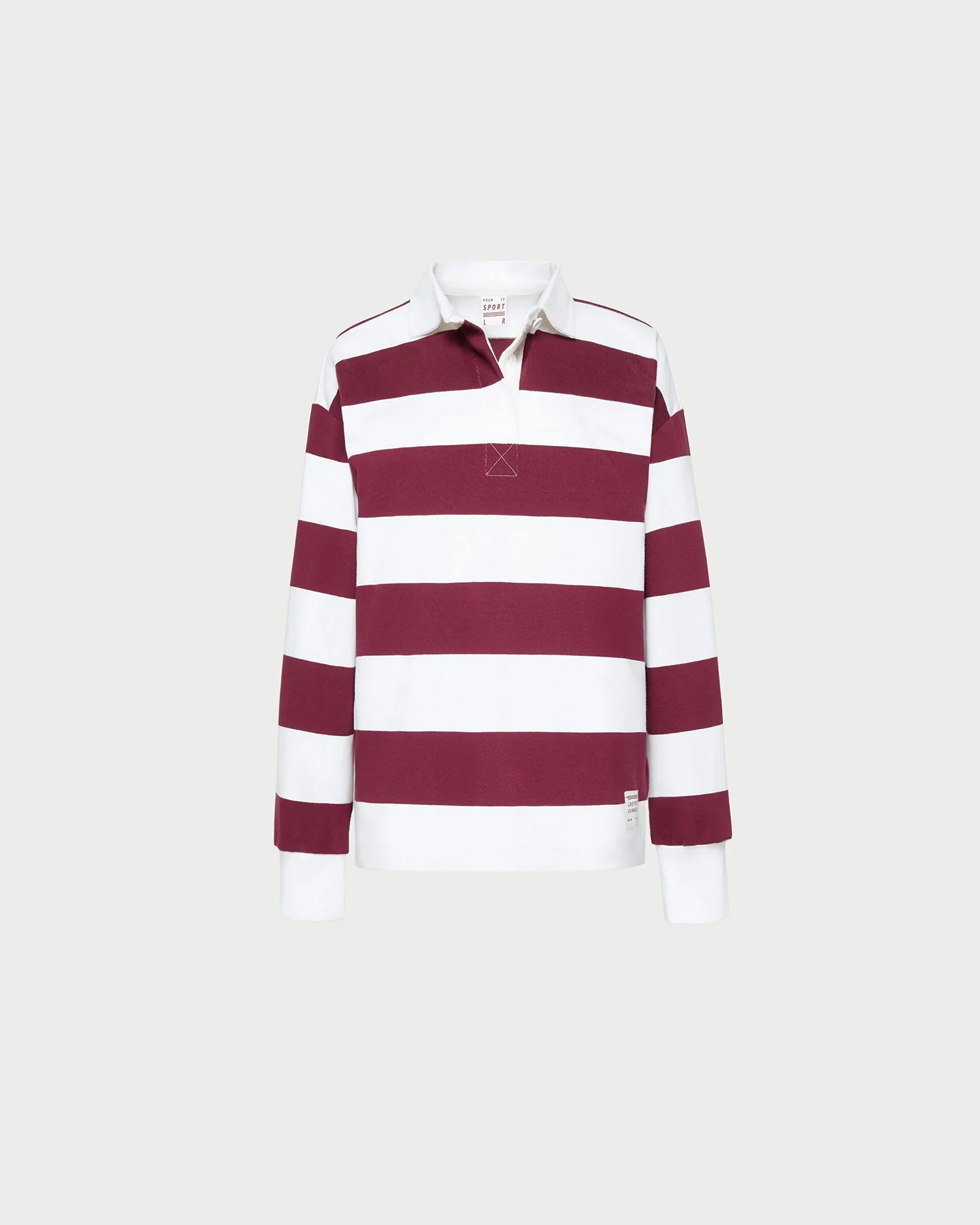 Evan Rugby Shirt | Maroon/White