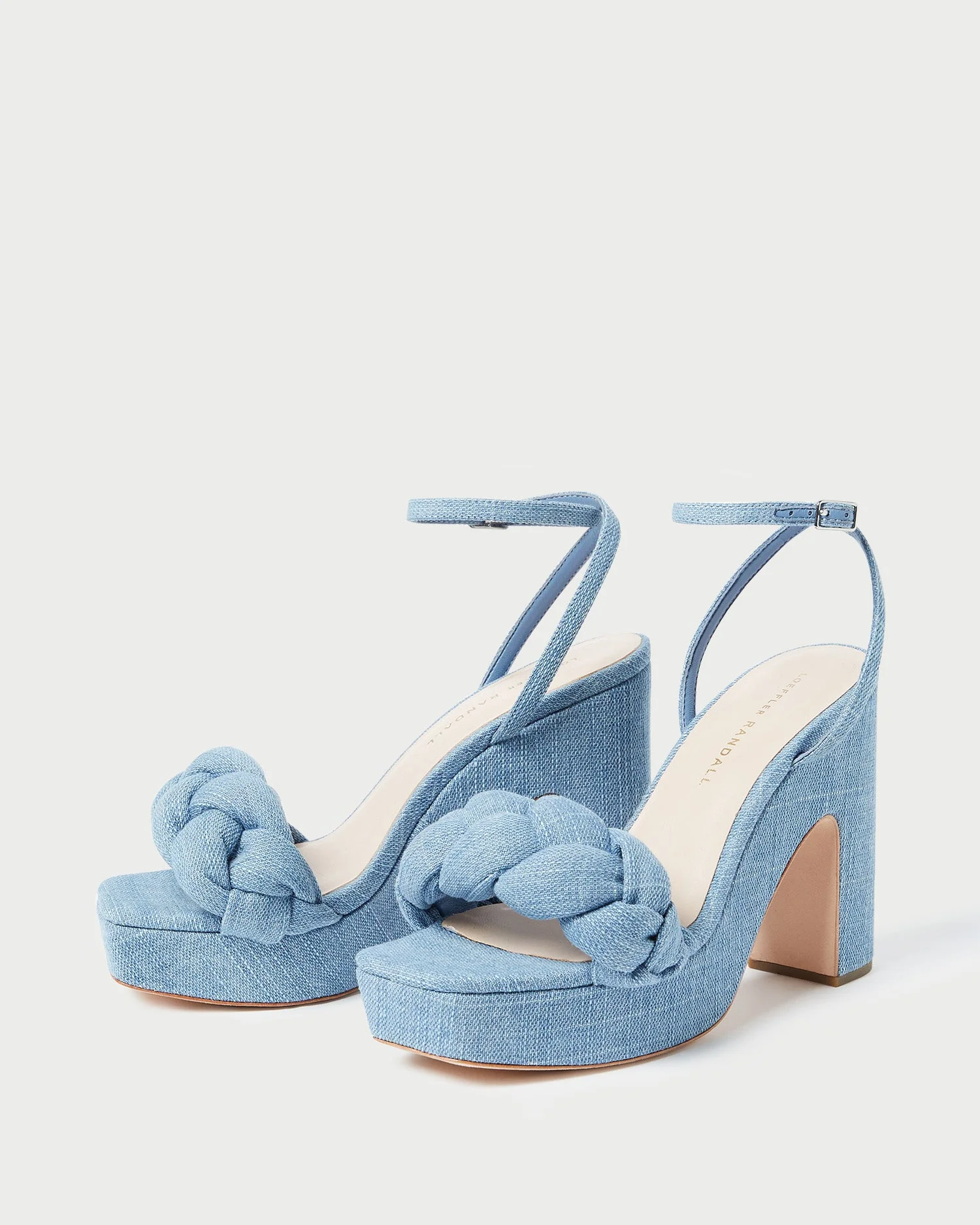 Fae Denim Platform Heel | Blue - Image 5