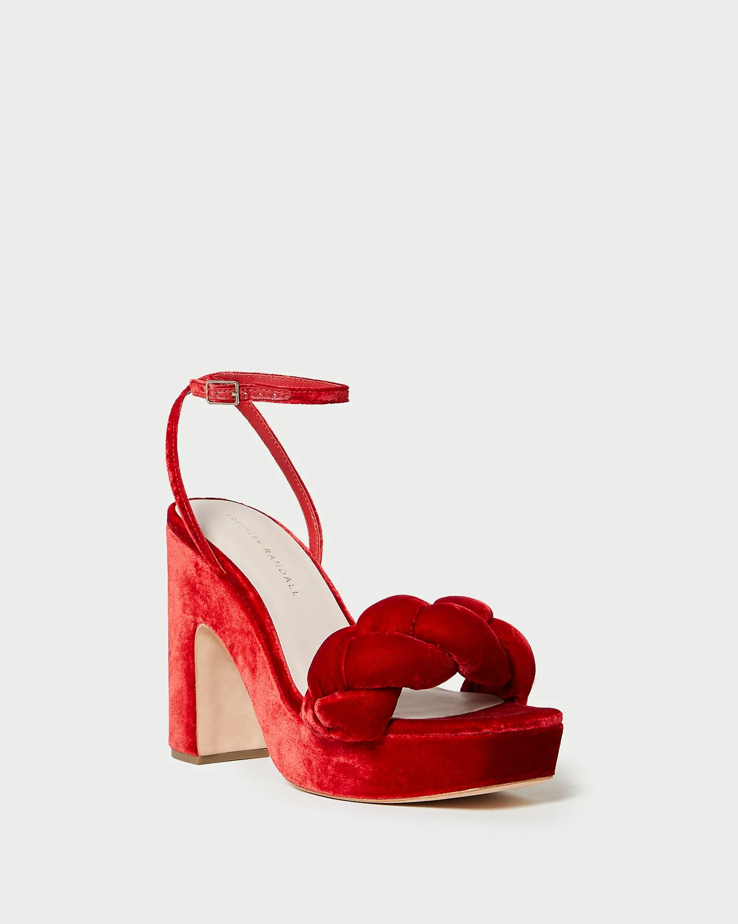 Fae Platform Heel | Scarlet