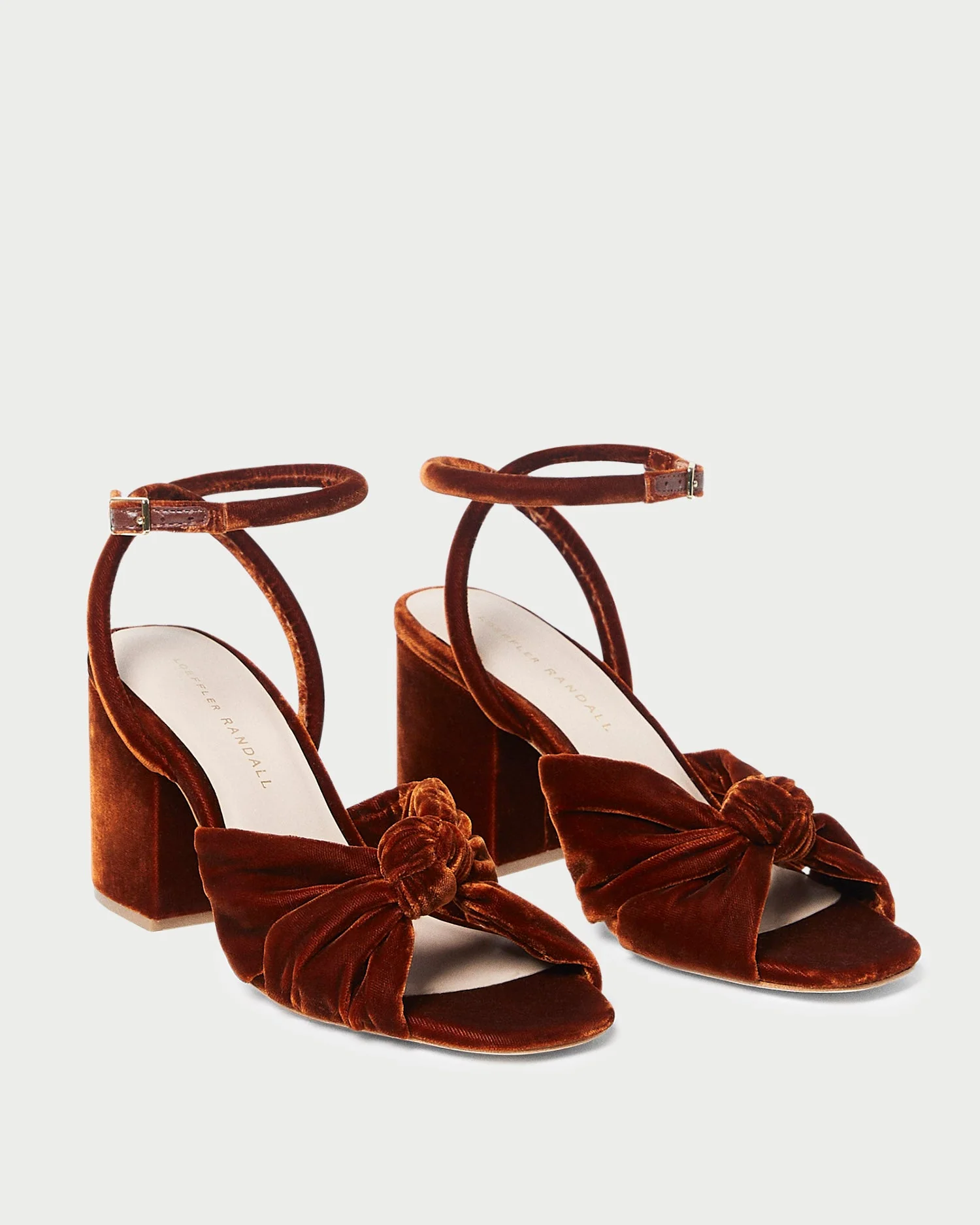 Fiamma Knot Mid-Heel Sandal | Sienna - Image 3