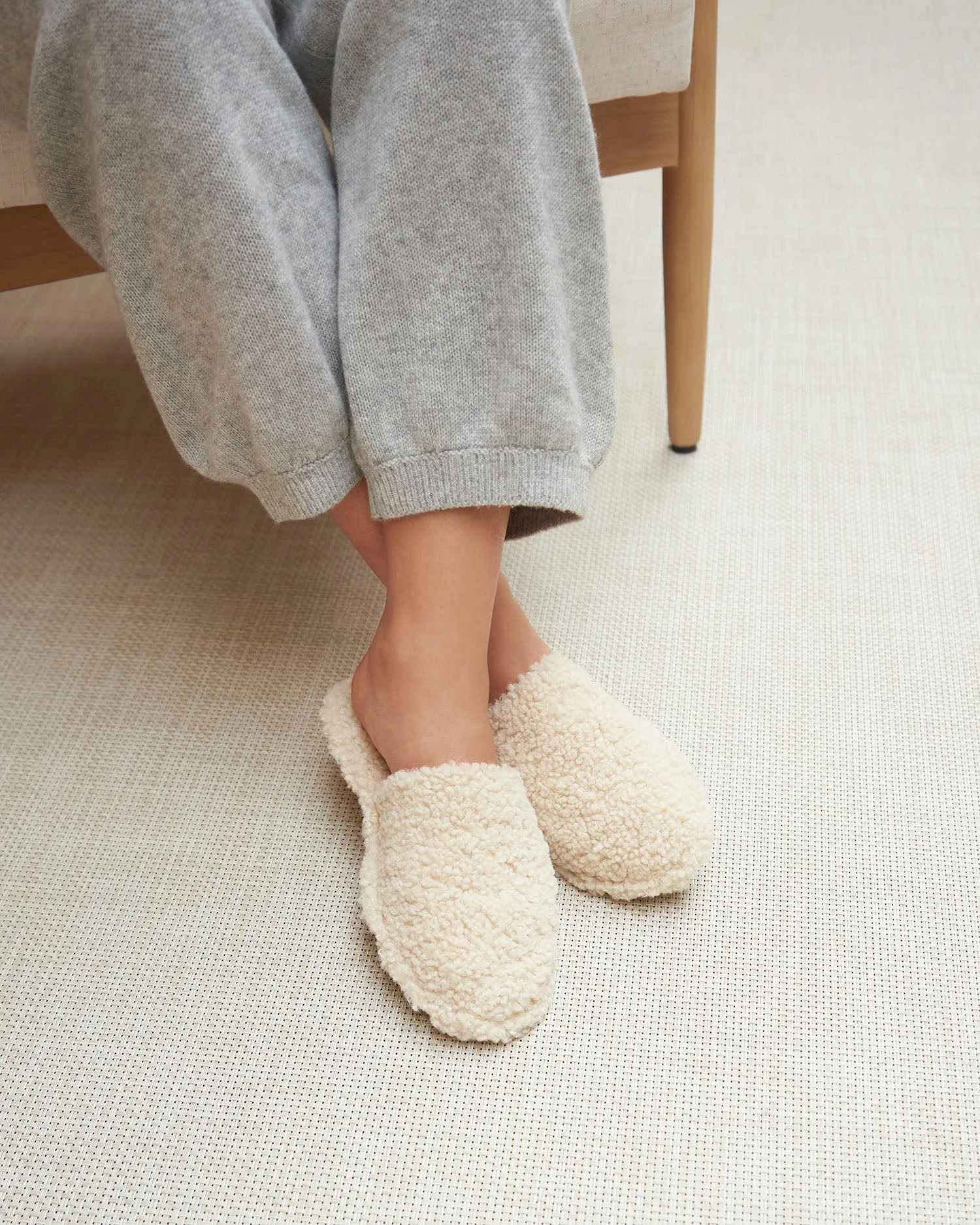 Fletcher Shearling Slipper | Cream - Image 5