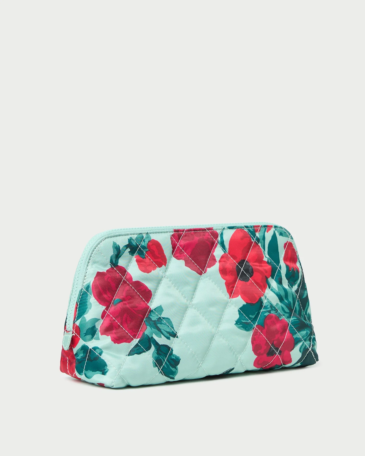 Frances Cosmetic Pouch | Mint Floral - Image 2