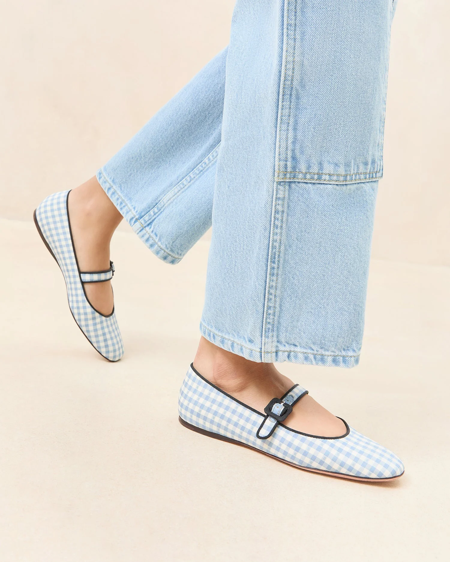 Ginger Mary Jane | Blue Gingham - Image 2