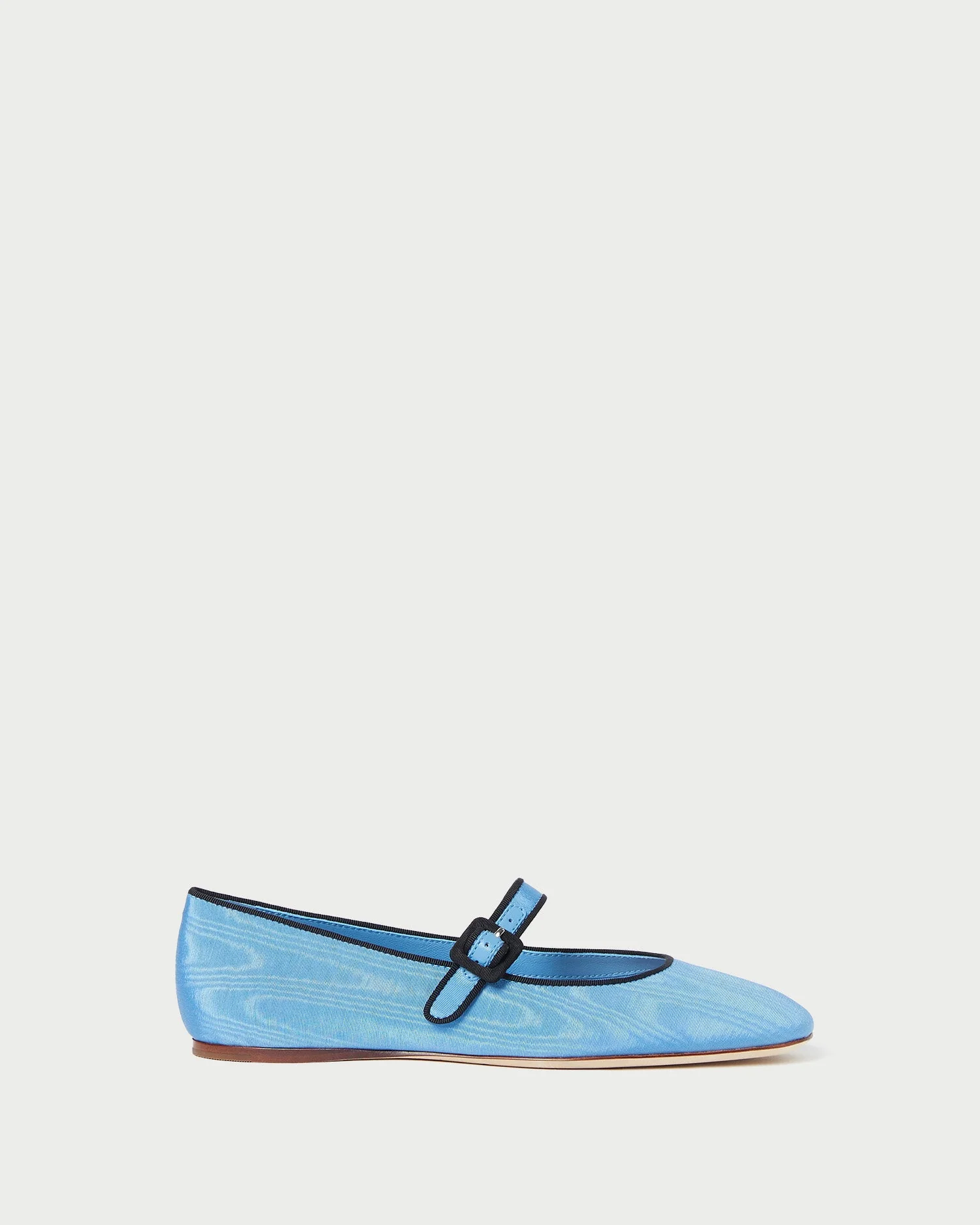 Ginger Moire Mary Jane | Light Blue/Black - Image 2