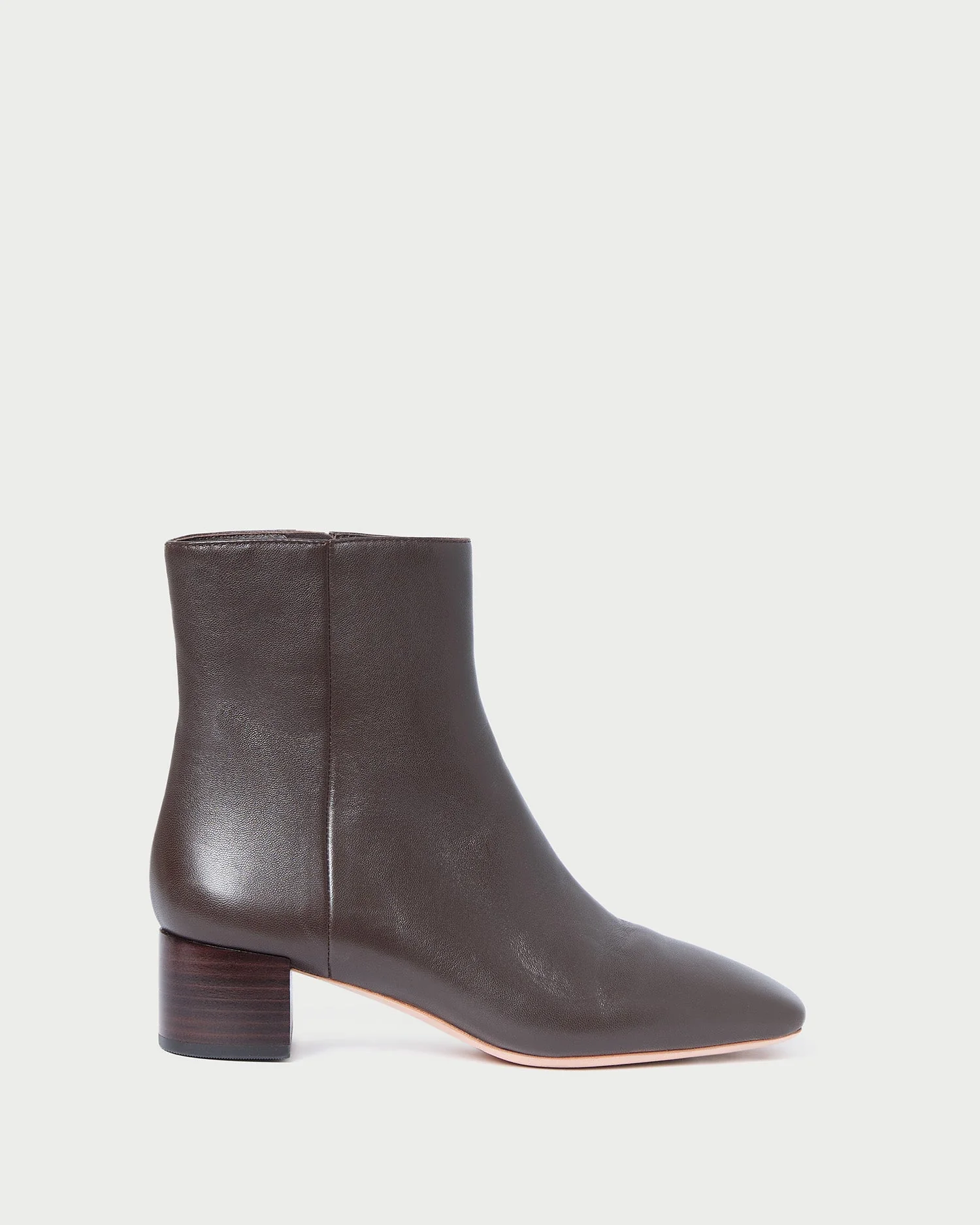 Ginny Leather Ankle Boot | Dark Brown