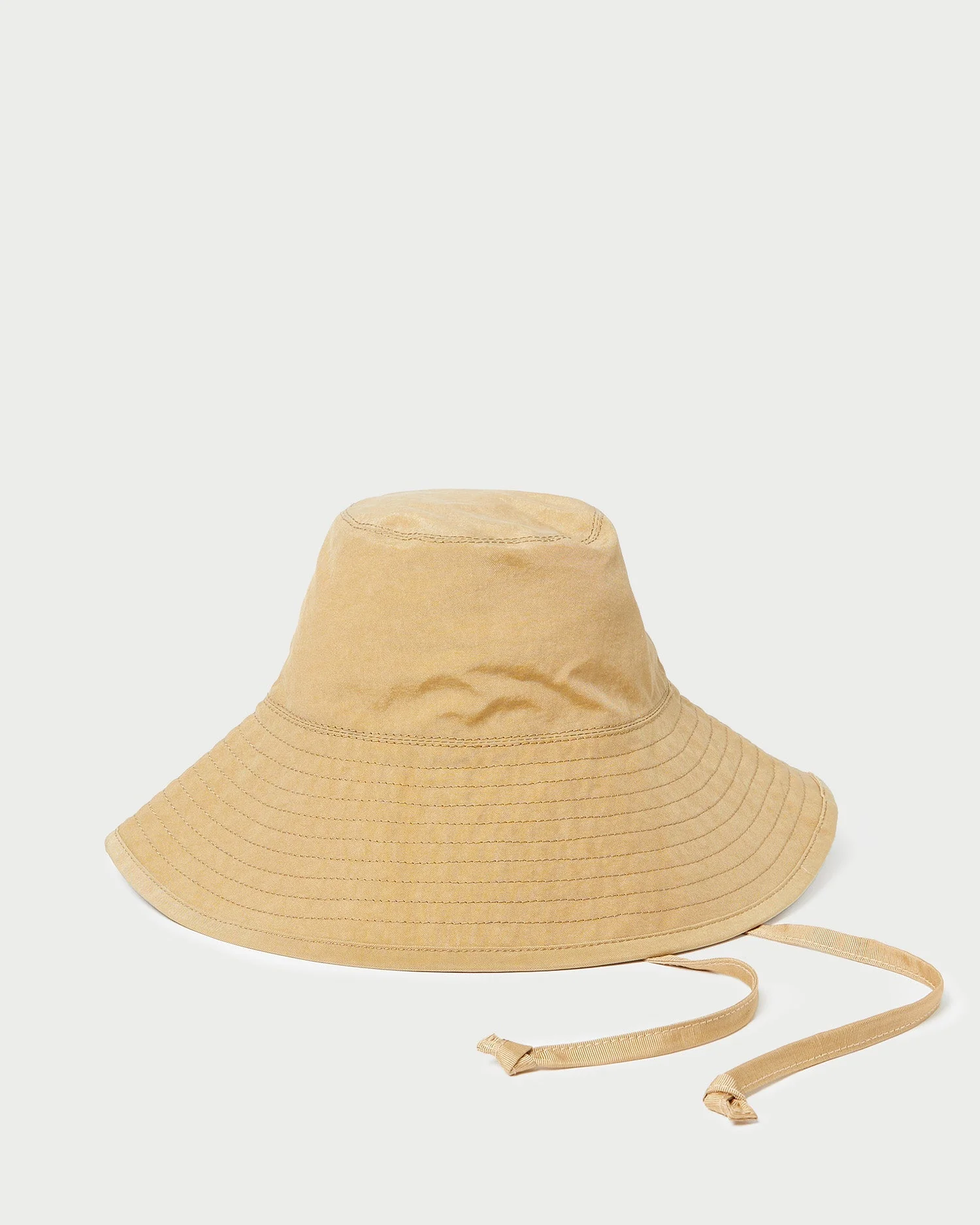 Hannah Nylon Bucket Hat | Parchment