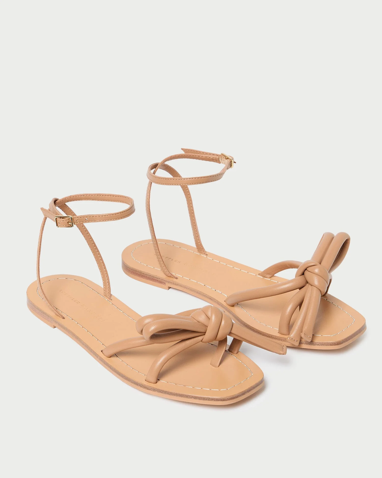 Henriette Leather Bow Sandal | Dune - Image 3