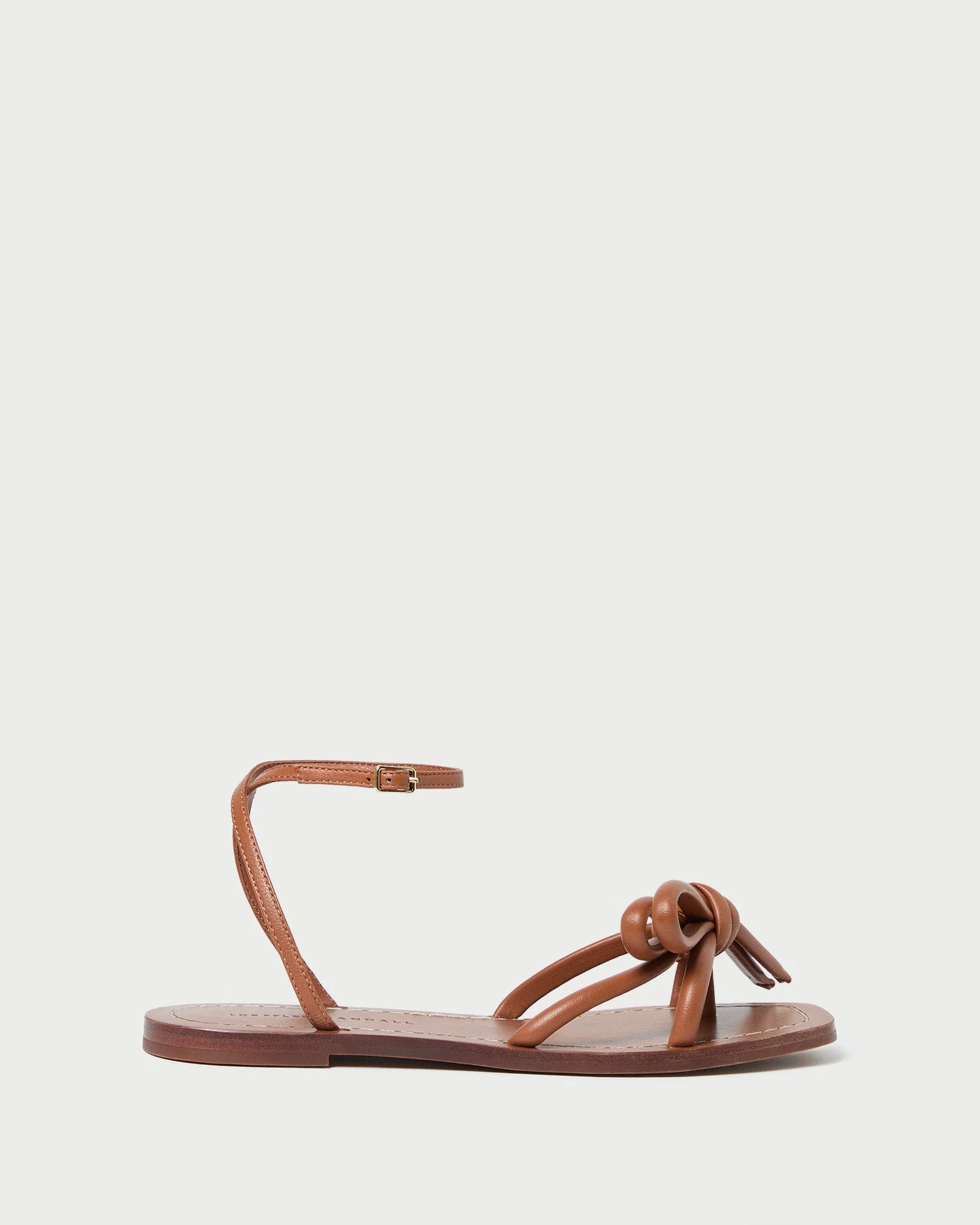 Henriette Leather Bow Sandal | Timber