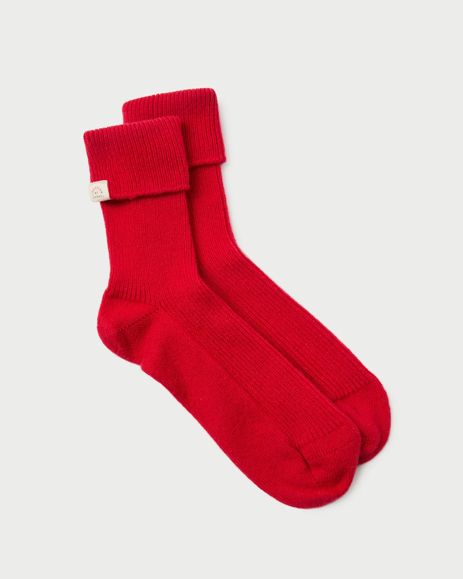 Irene Cashmere Socks | Red