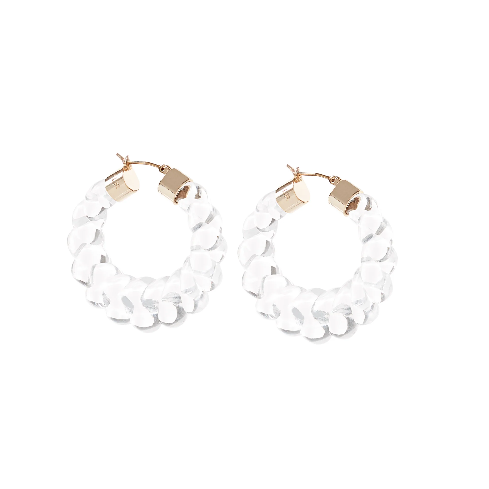 Janis Resin Hoop | Pearl - Image 3