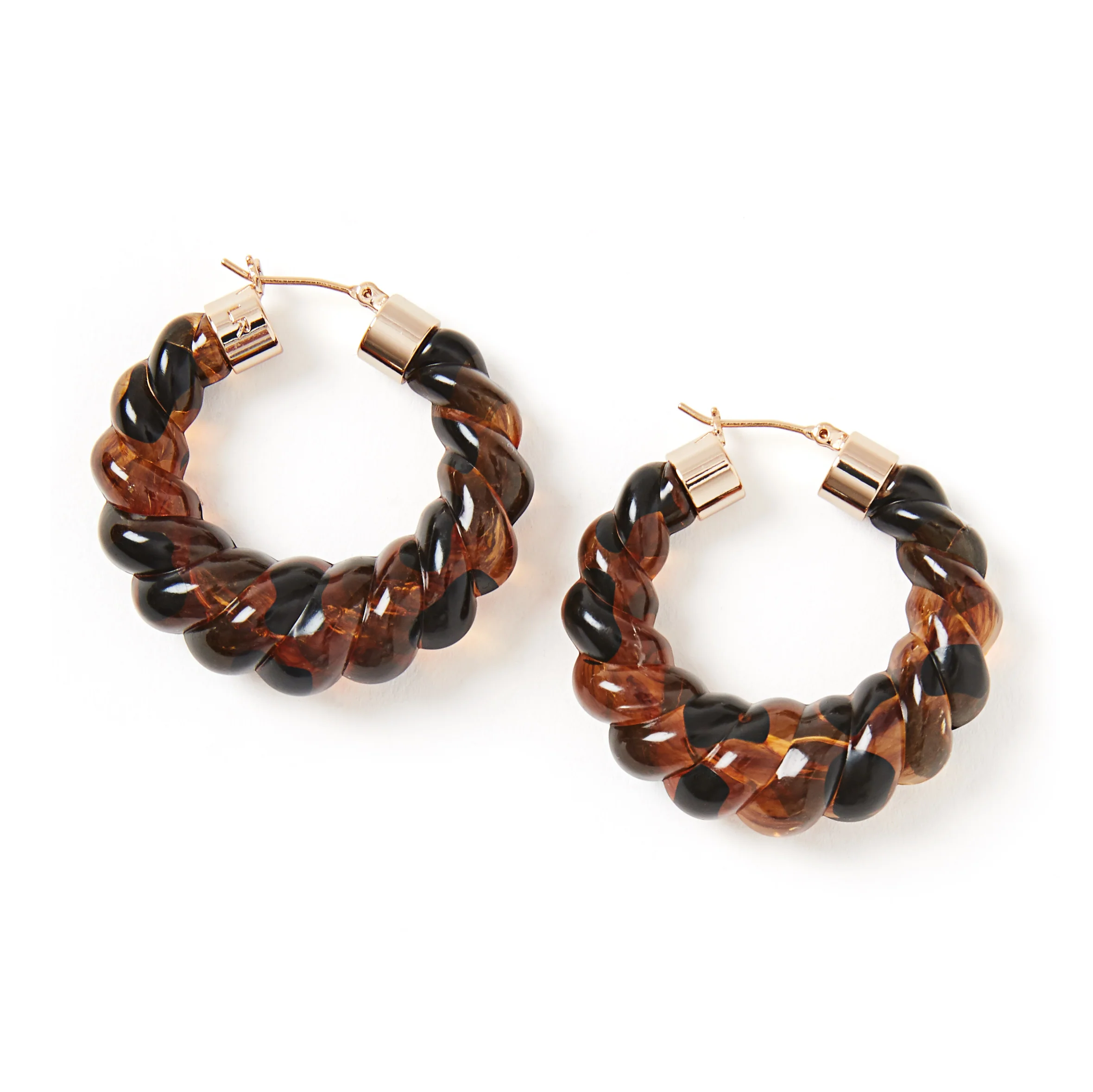Janis Resin Hoop | Tortoise - Image 3