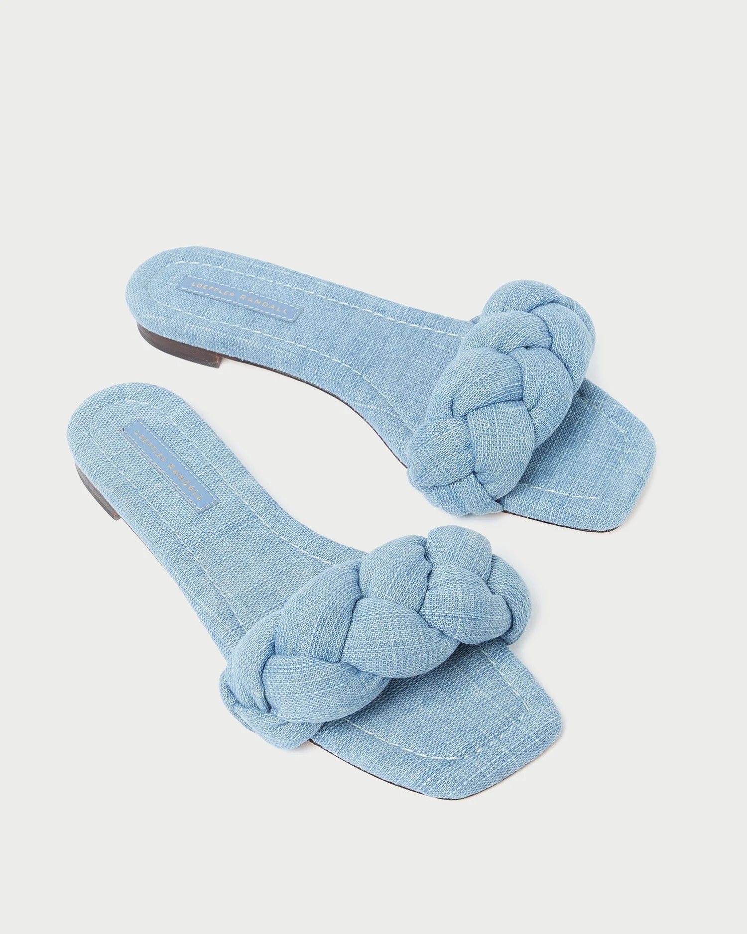 Joanna Denim Braided Sandal | Blue - Image 4
