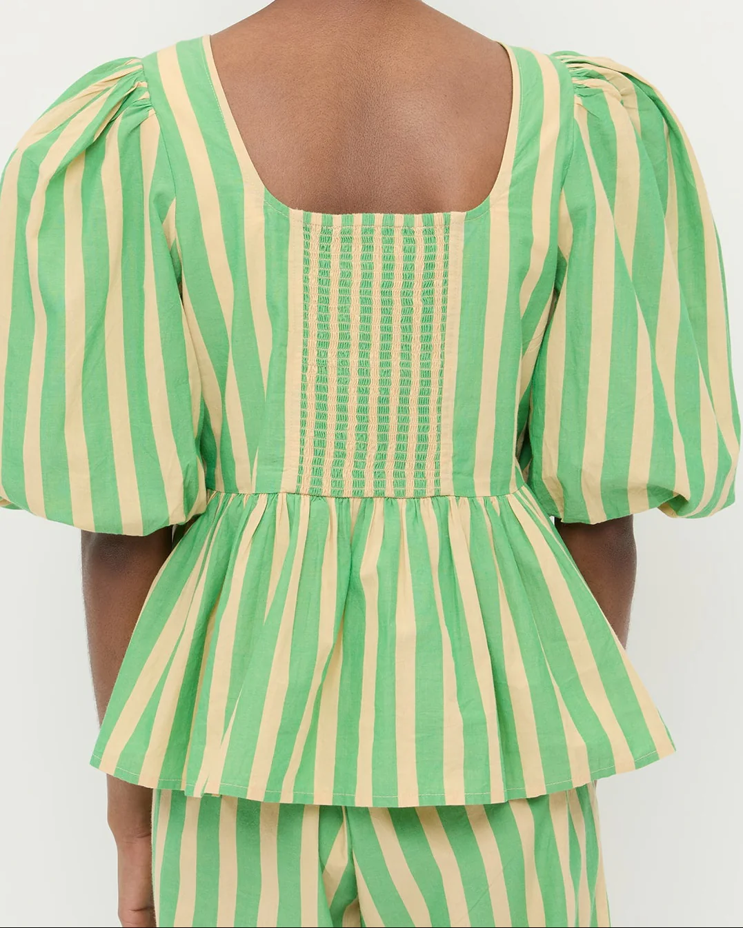 Jodie Top | Green/Tan - Image 3