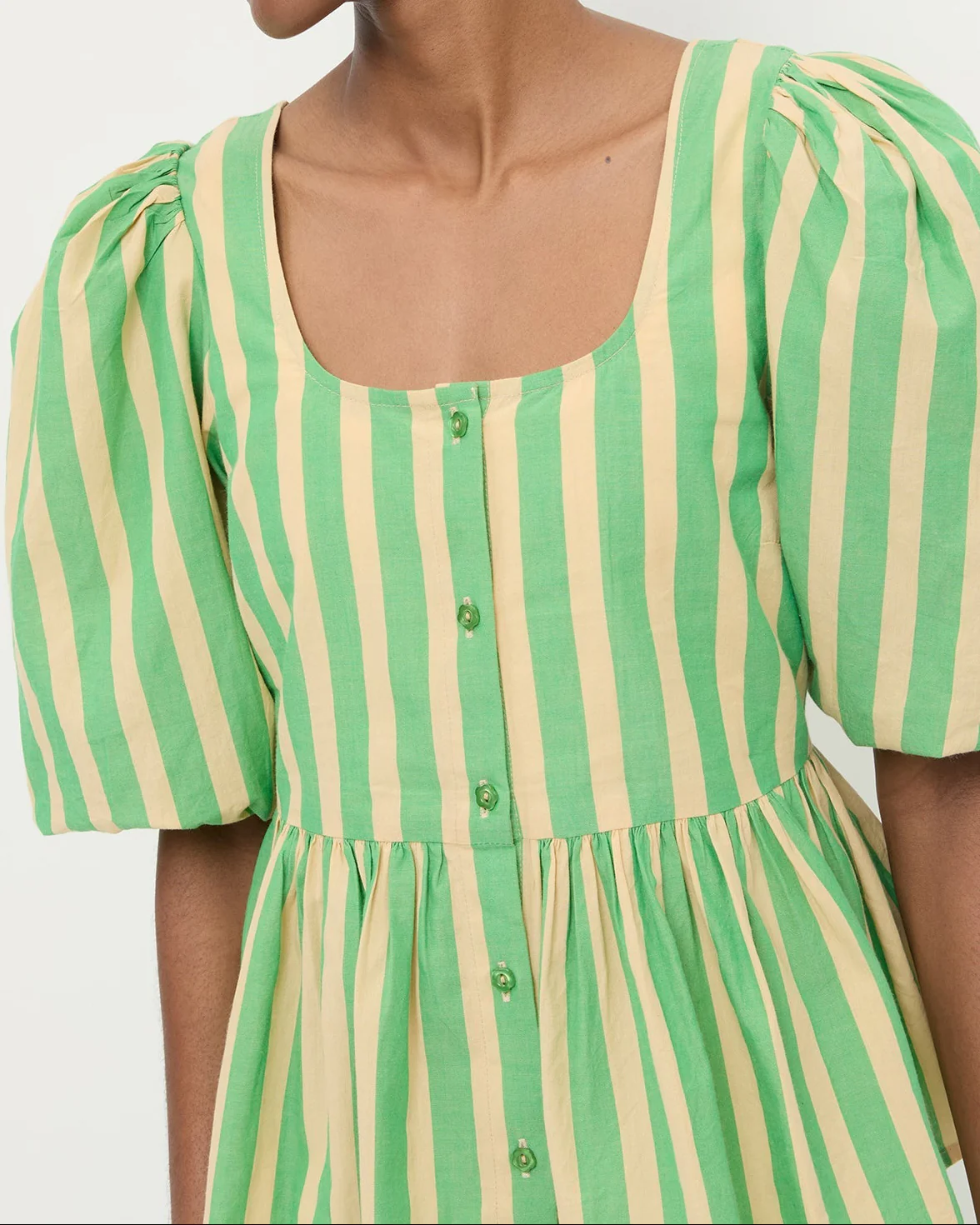 Jodie Top | Green/Tan - Image 4