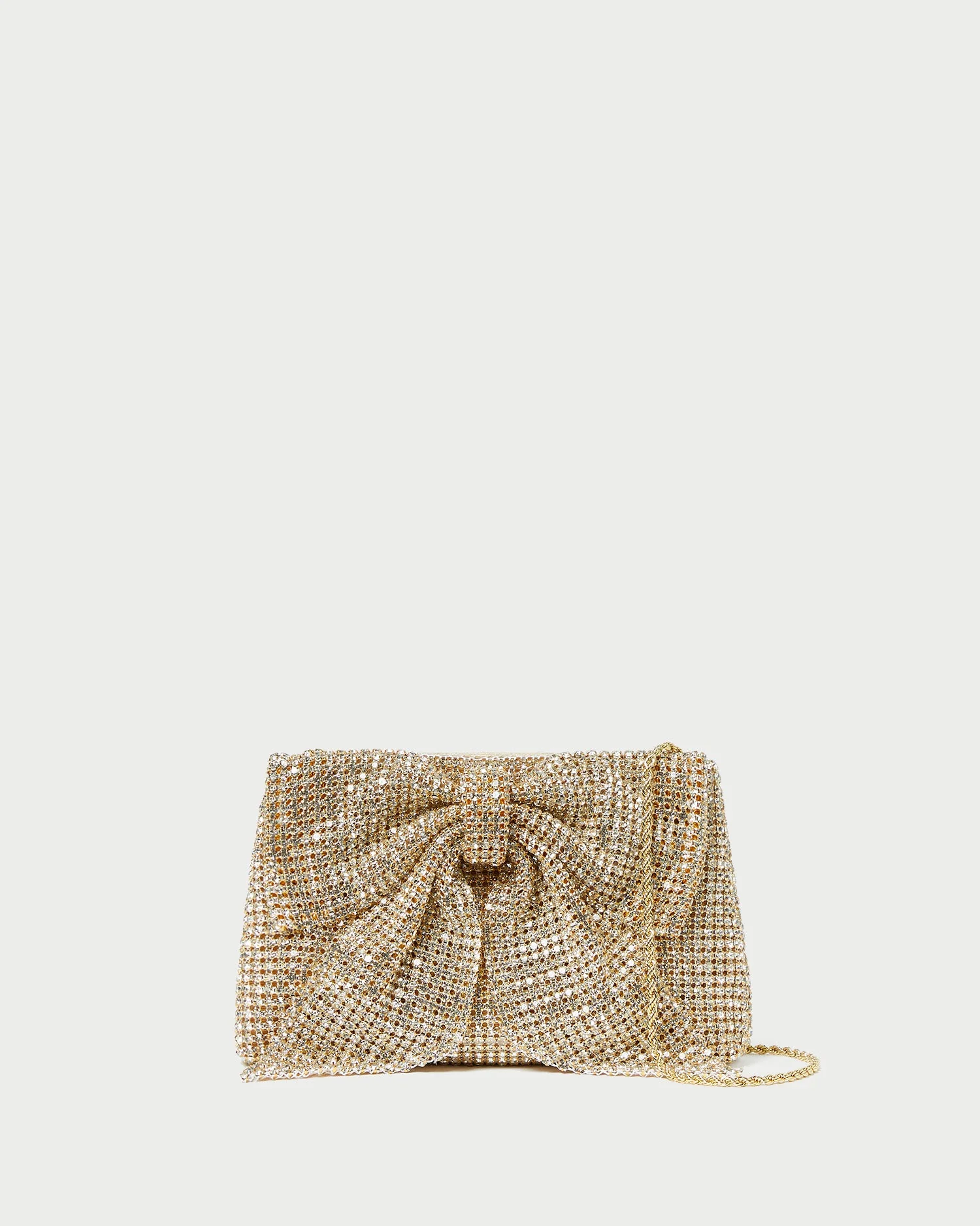 Jolene Diamante Bow Clutch | Gold