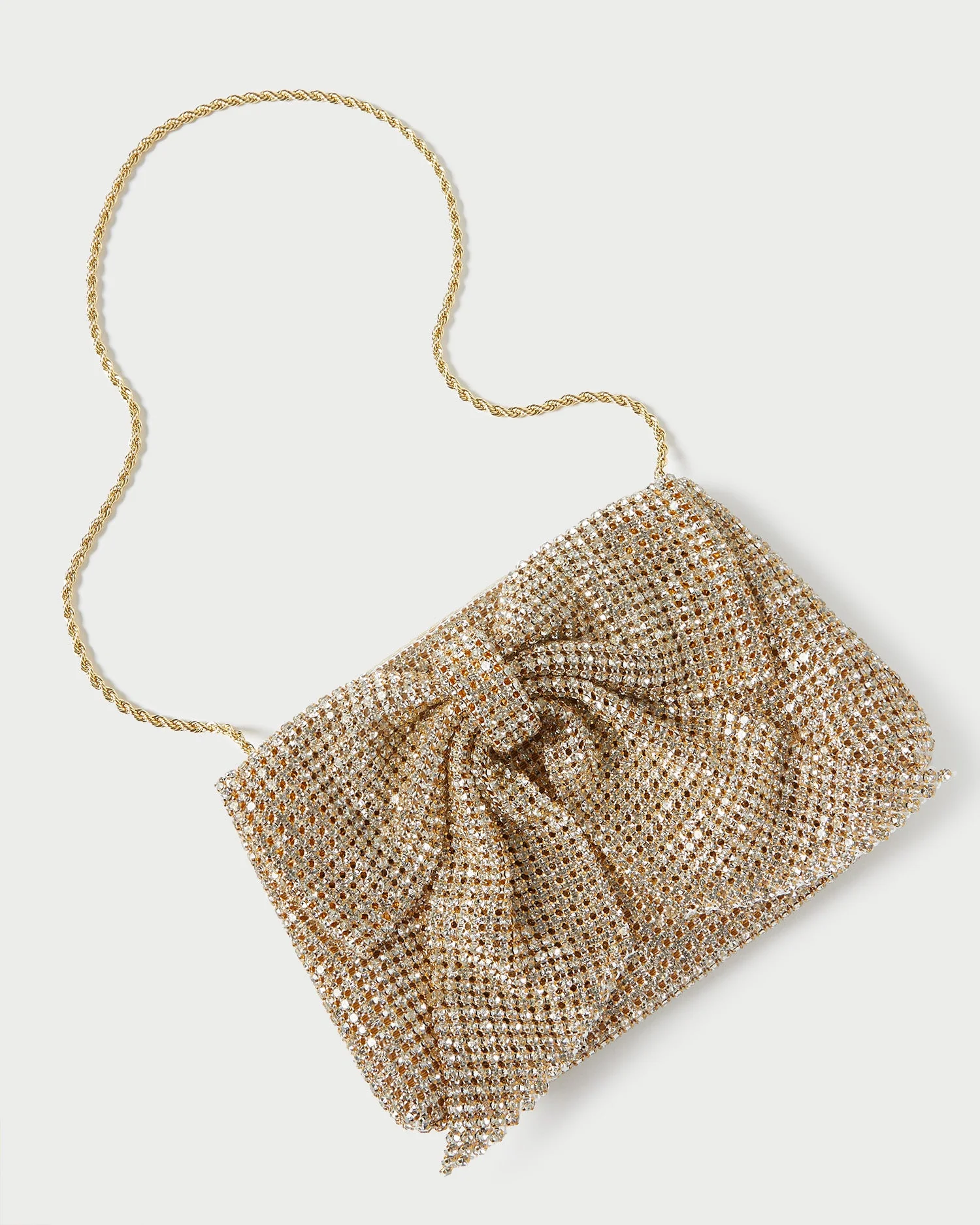 Jolene Diamante Bow Clutch | Gold - Image 2