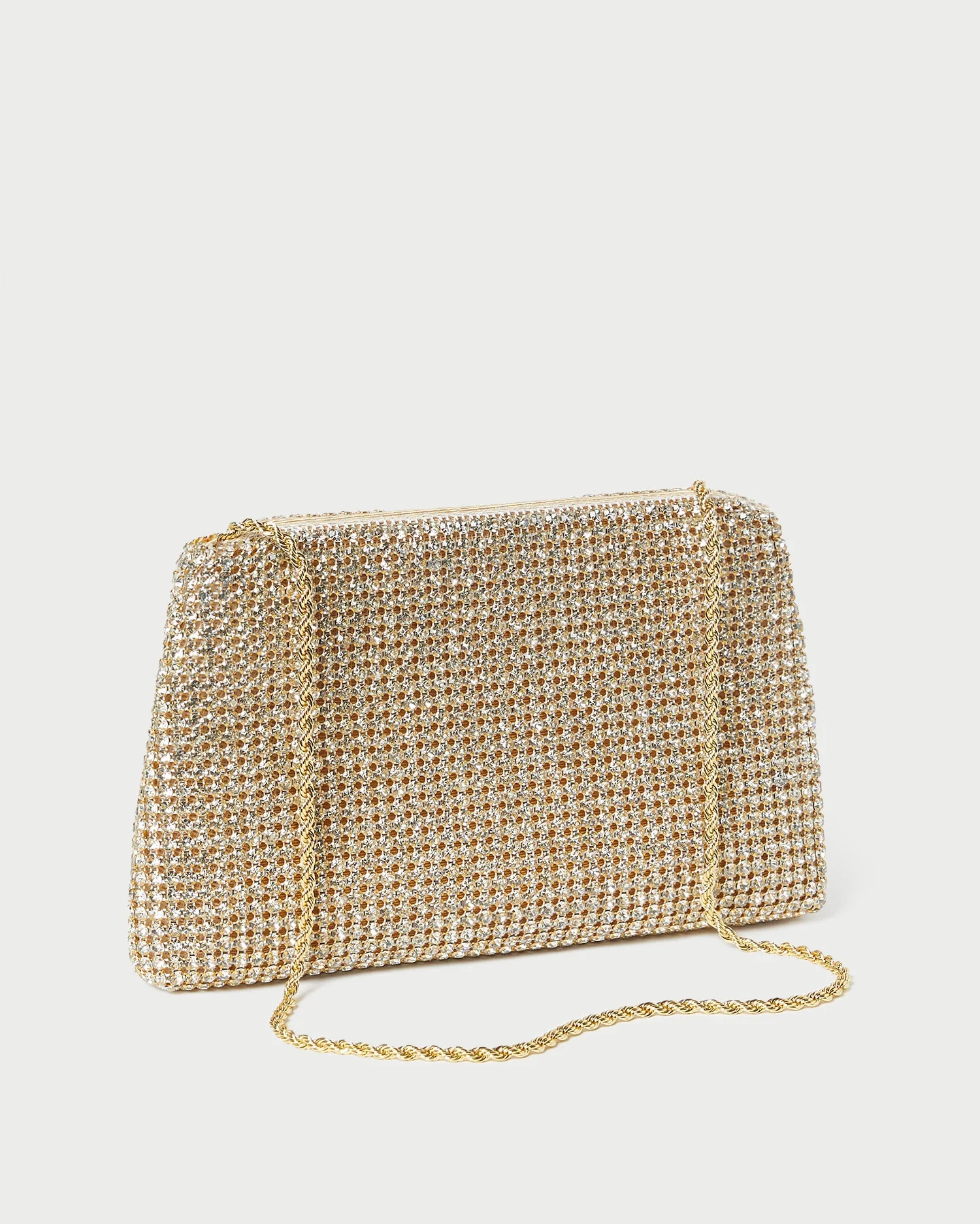 Jolene Diamante Bow Clutch | Gold - Image 4