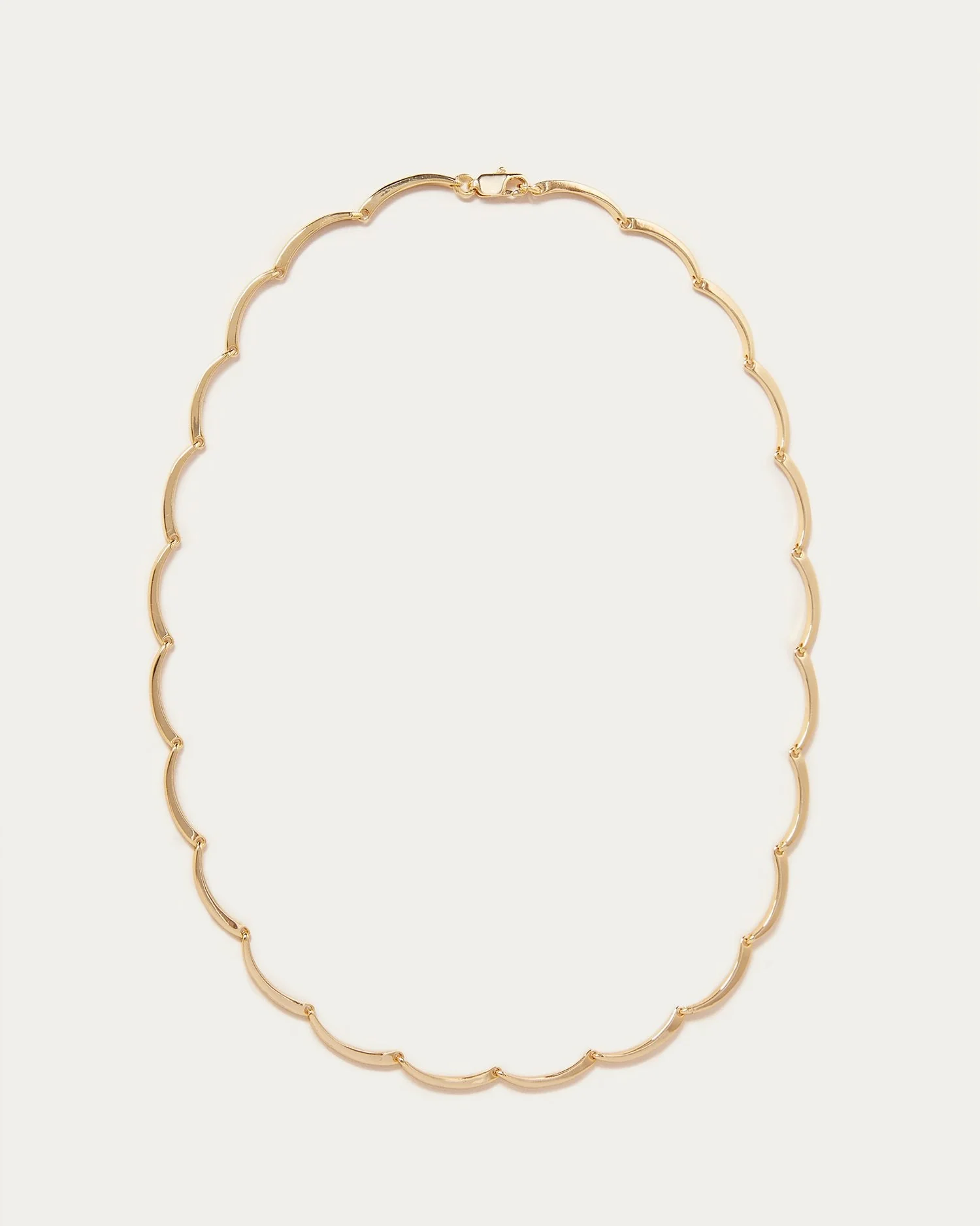 Karolina Scalloped Necklace | Gold