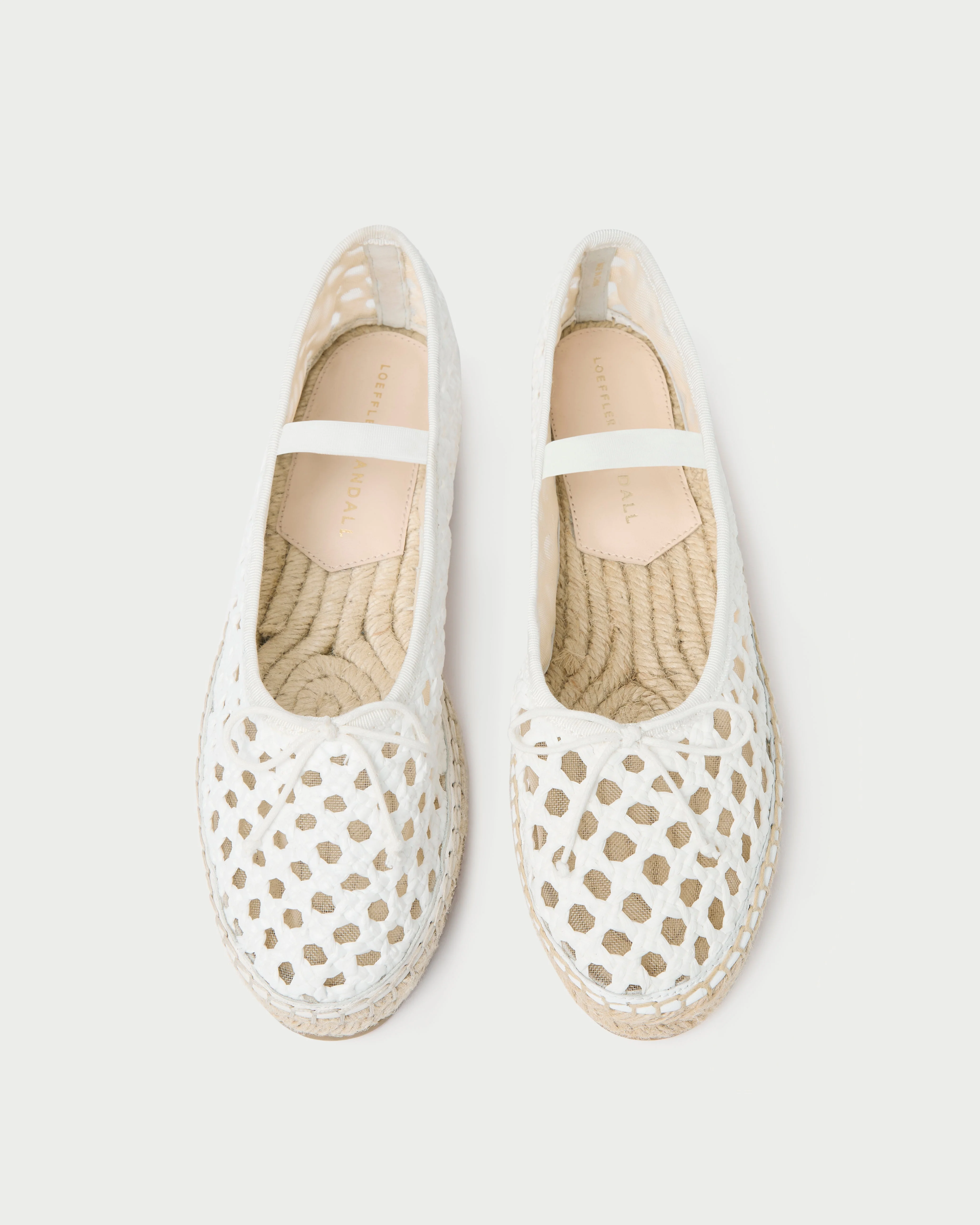 Kayla Ballet Espadrille | White Raffia