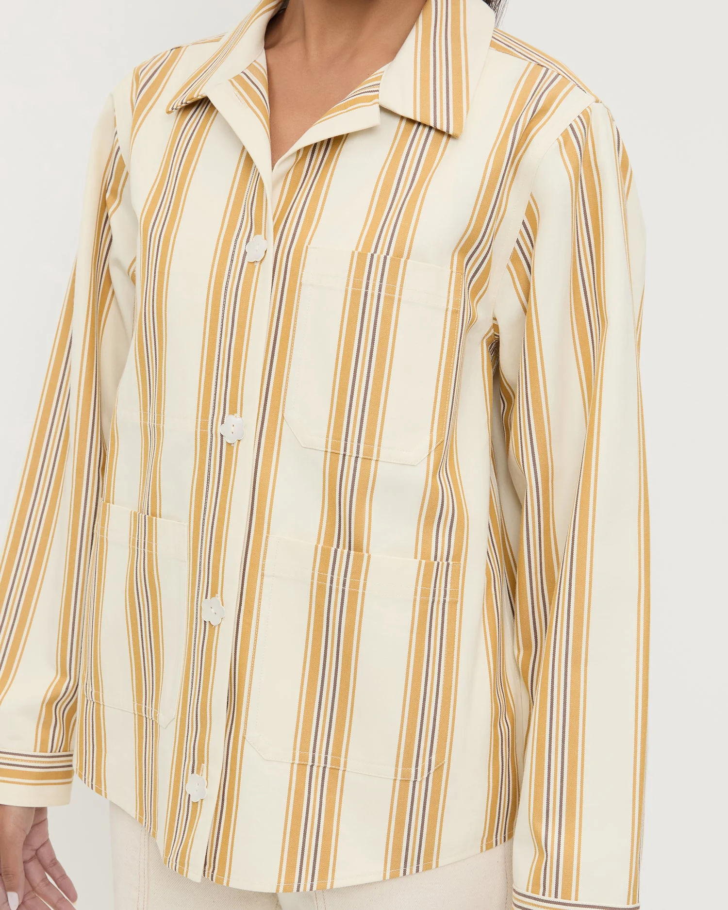 Kennedy Jacket | Natural/Brown - Image 4