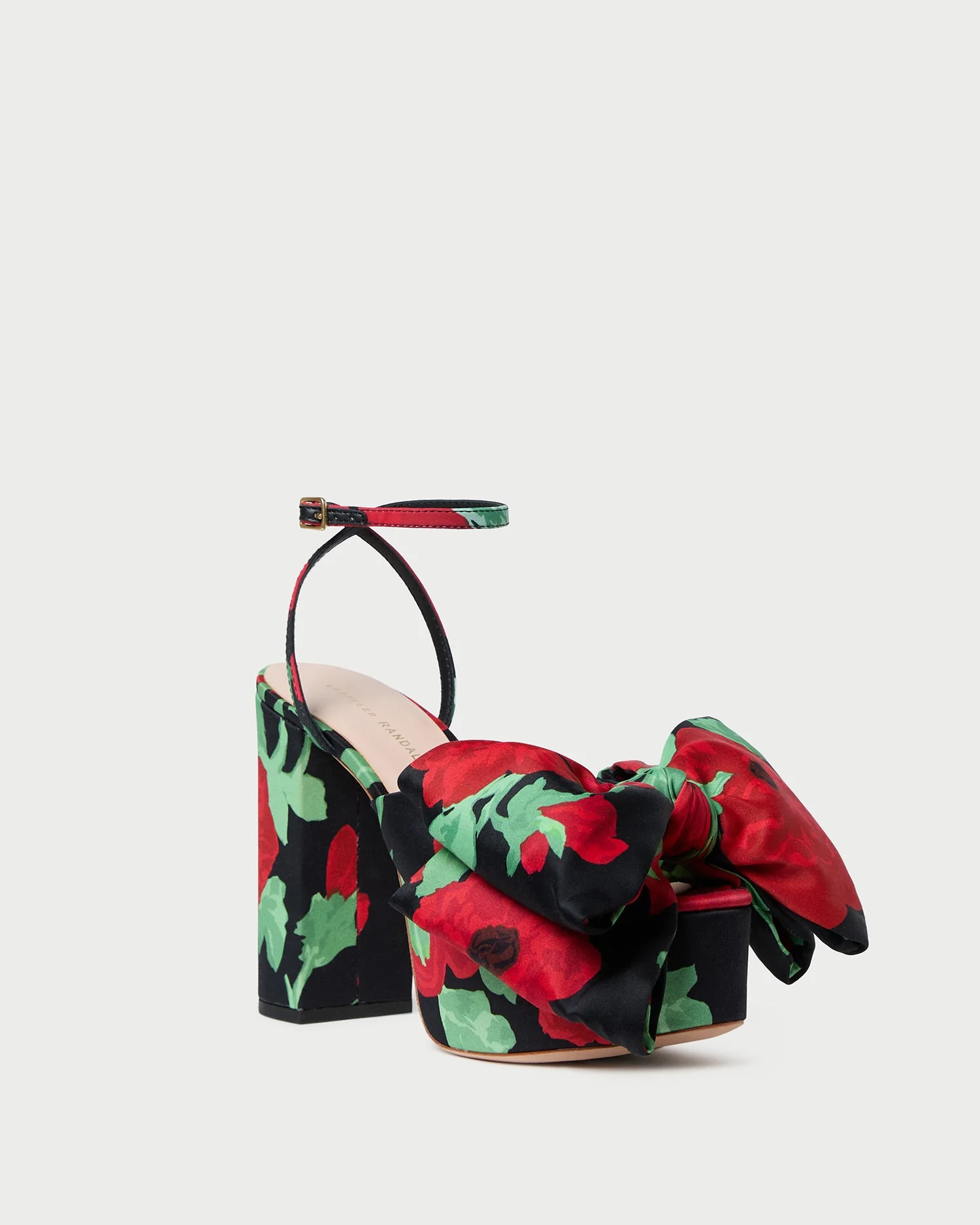 Kiki Platform Sandal | Black Floral
