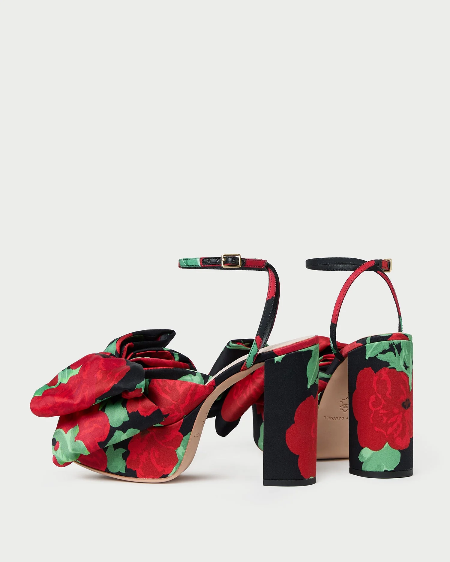 Kiki Platform Sandal | Black Floral - Image 5