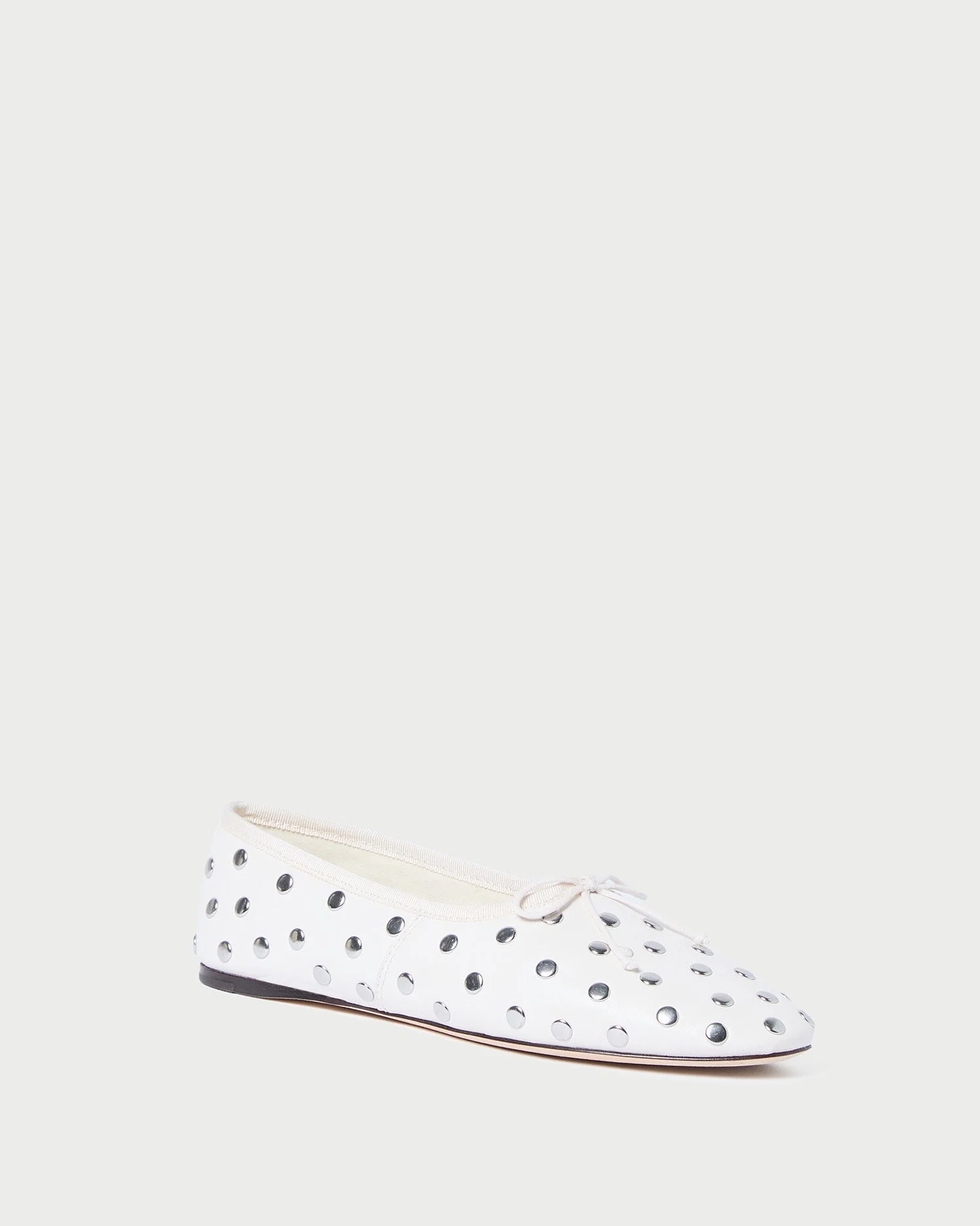 Landon Ballet Flat | Ecru/Silver - Image 3