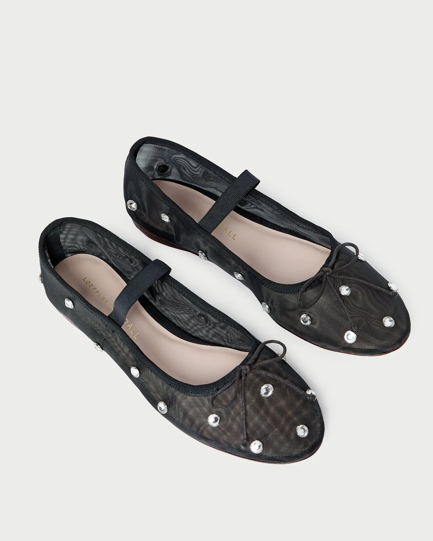 Leonie Ballet Flat | Black/Crystal - Image 4
