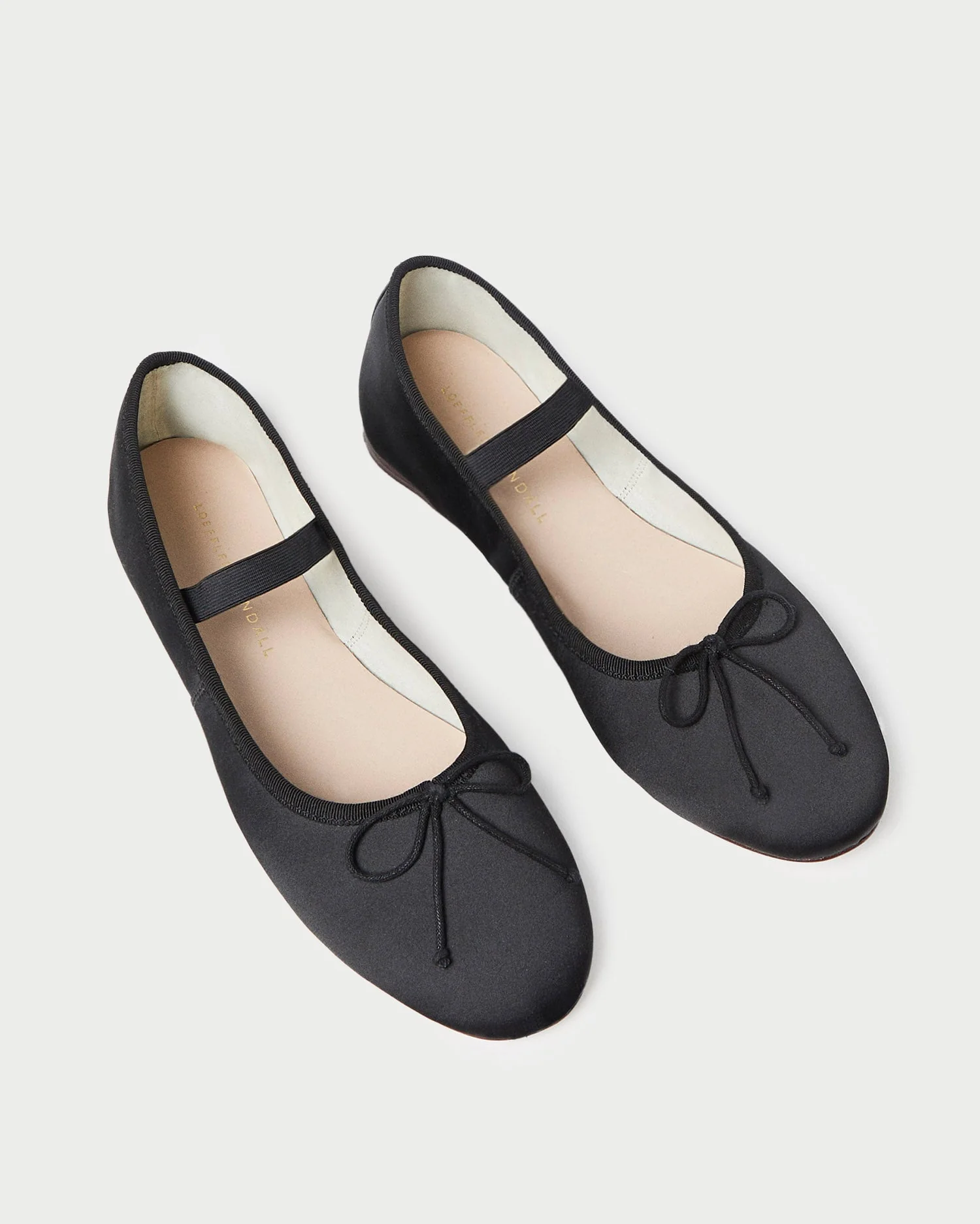 Leonie Ballet Flat | Black Satin - Image 4