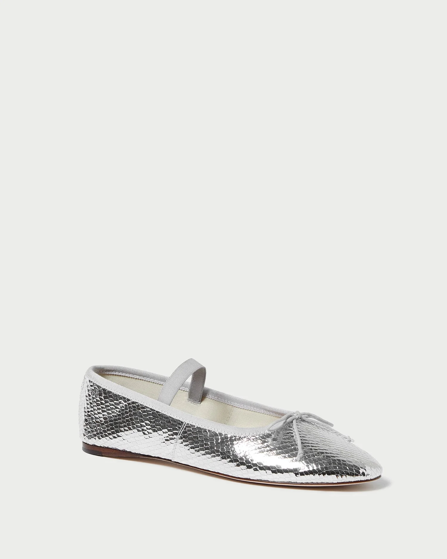 Leonie Ballet Flat | Silver