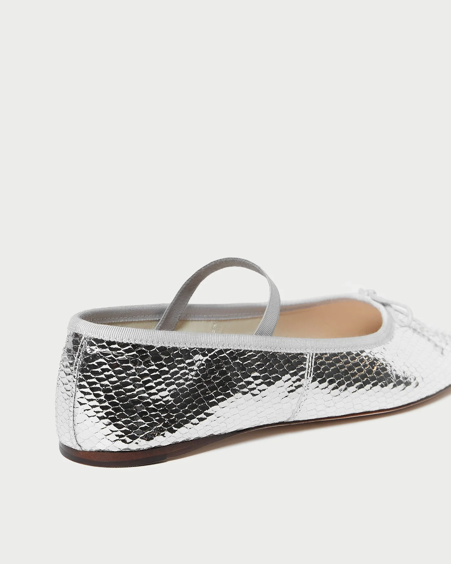 Leonie Ballet Flat | Silver - Image 4