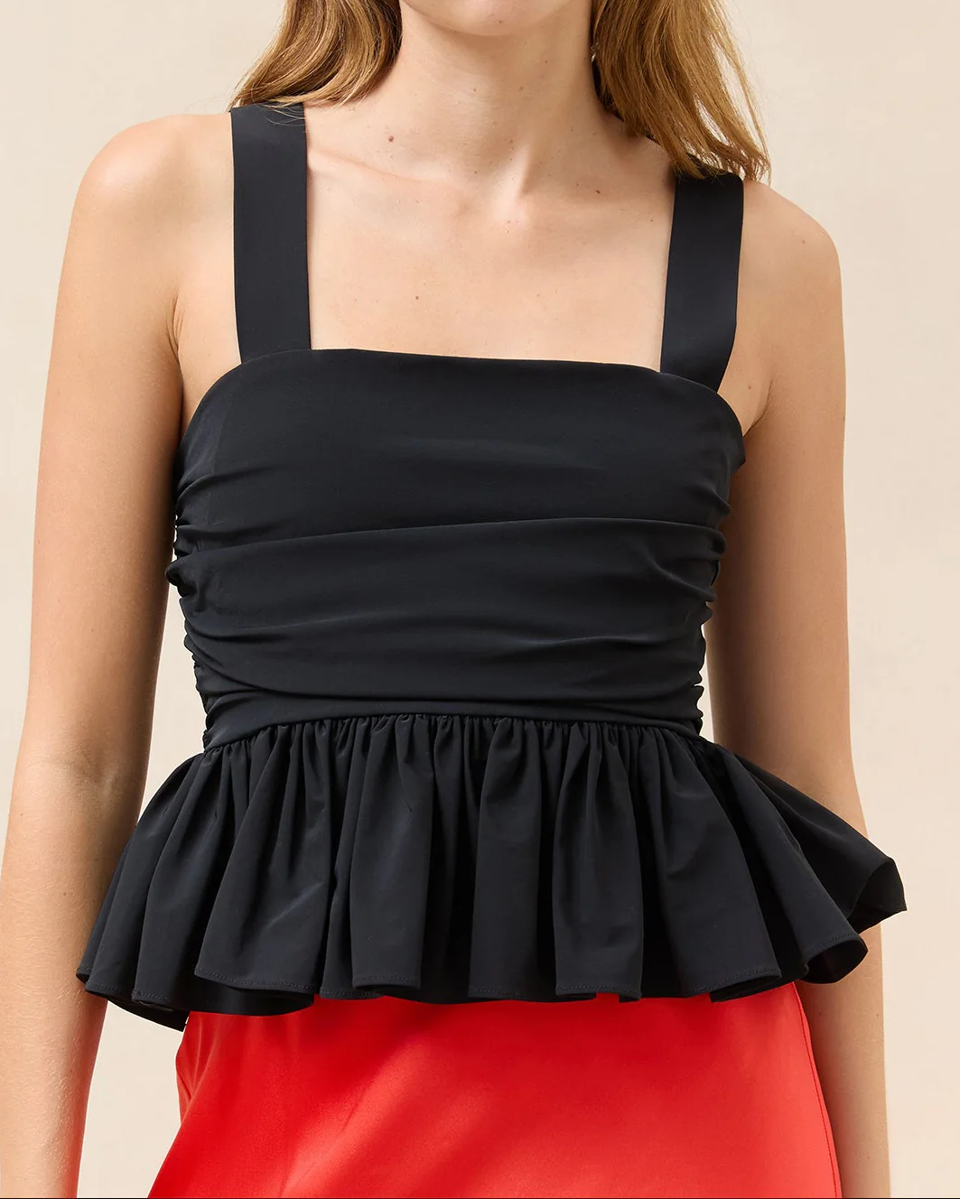 Mae Sleeveless Top | Black