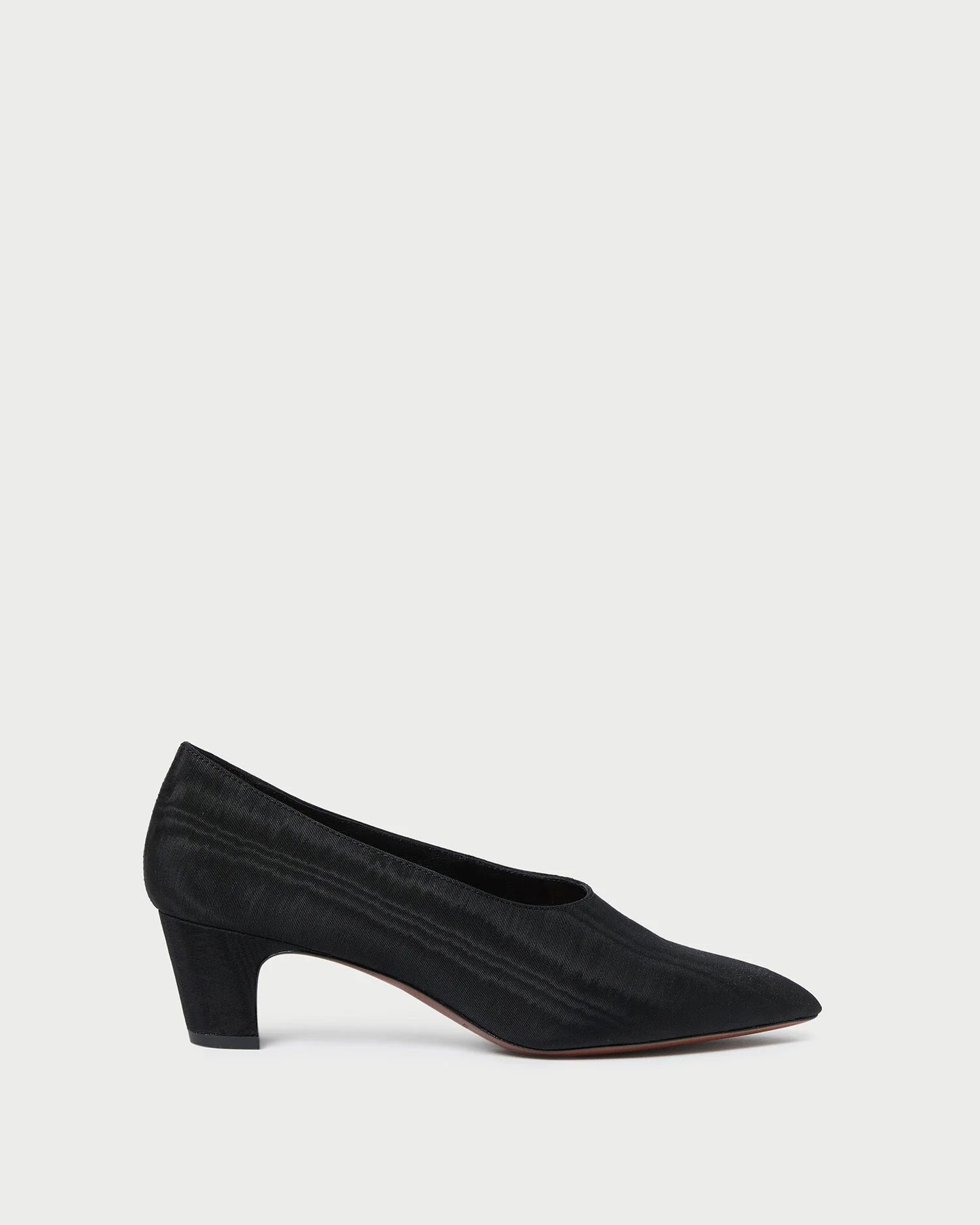 Maeve Moire Pump | Black