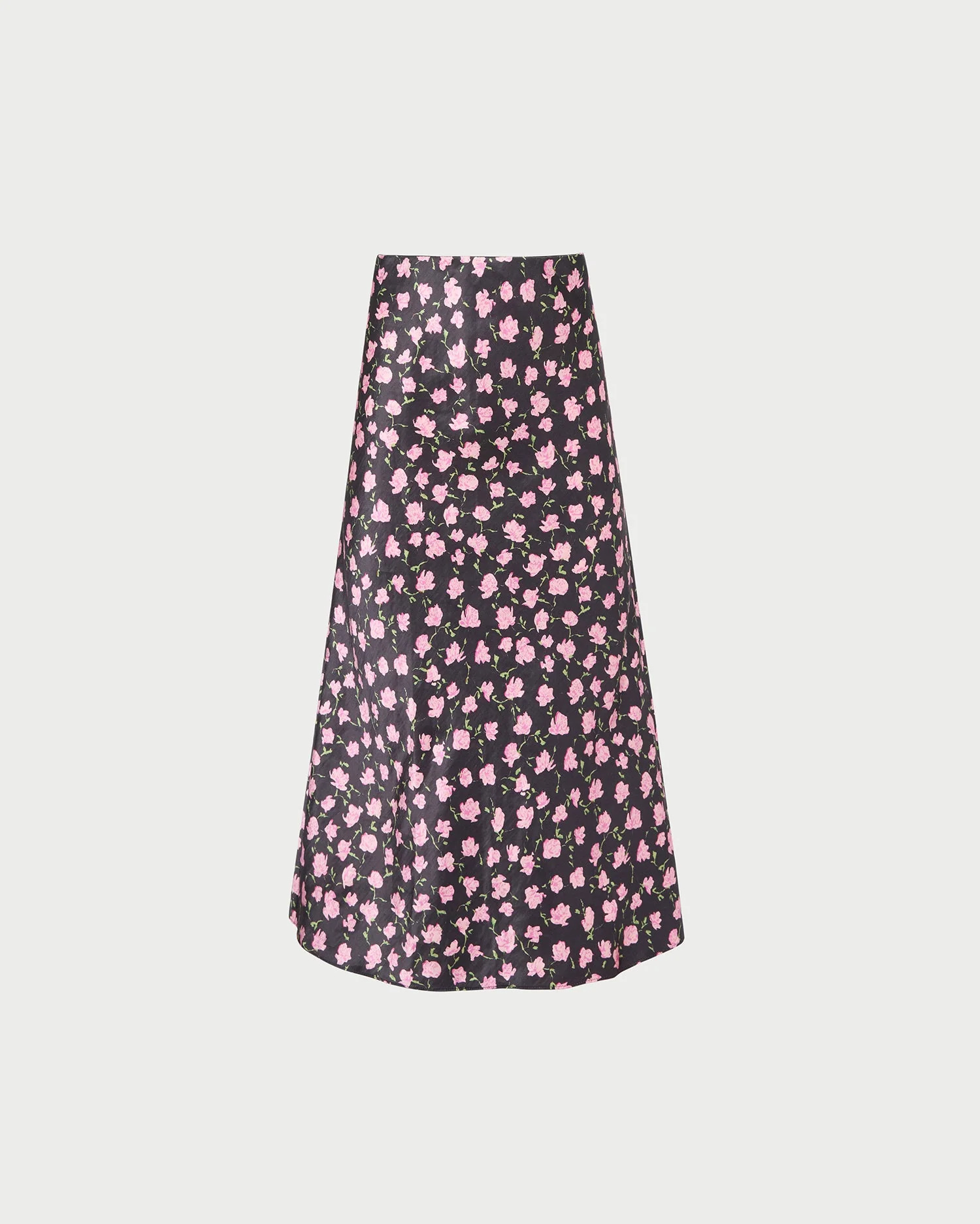 Mandy Midi Skirt | Black/Rosette