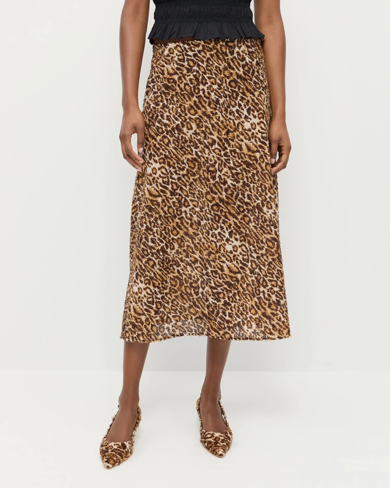 Mandy Midi Skirt | Leopard - Image 2