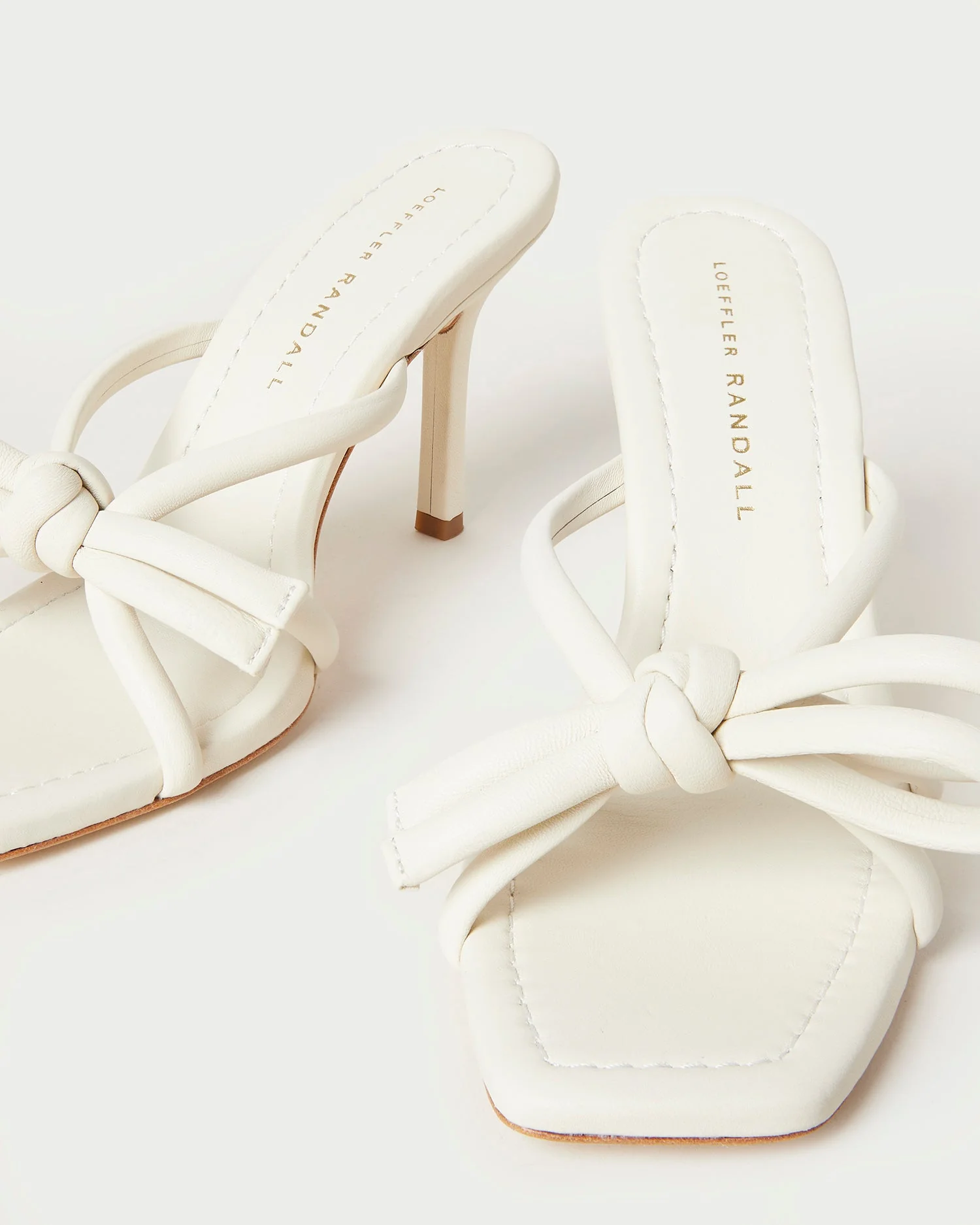 Margi Bow Heel | Optic White - Image 3