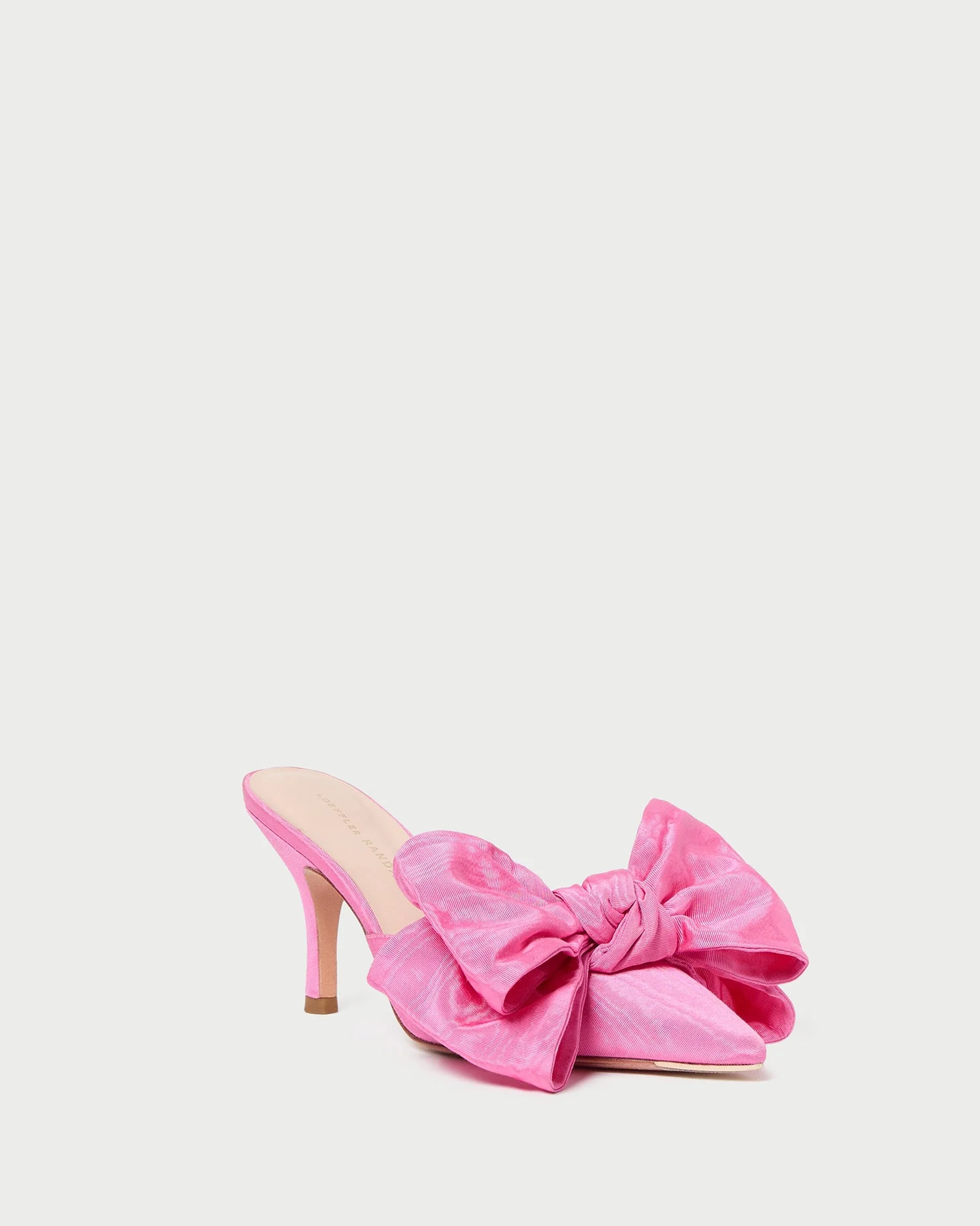 Margot Moire Bow Mule | Rose