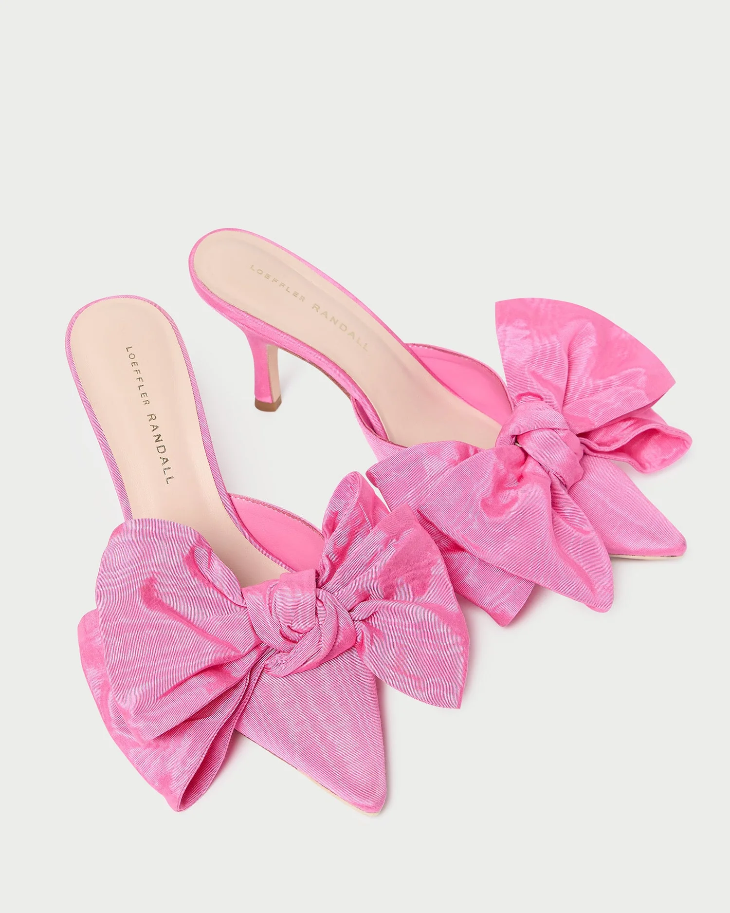 Margot Moire Bow Mule | Rose - Image 3