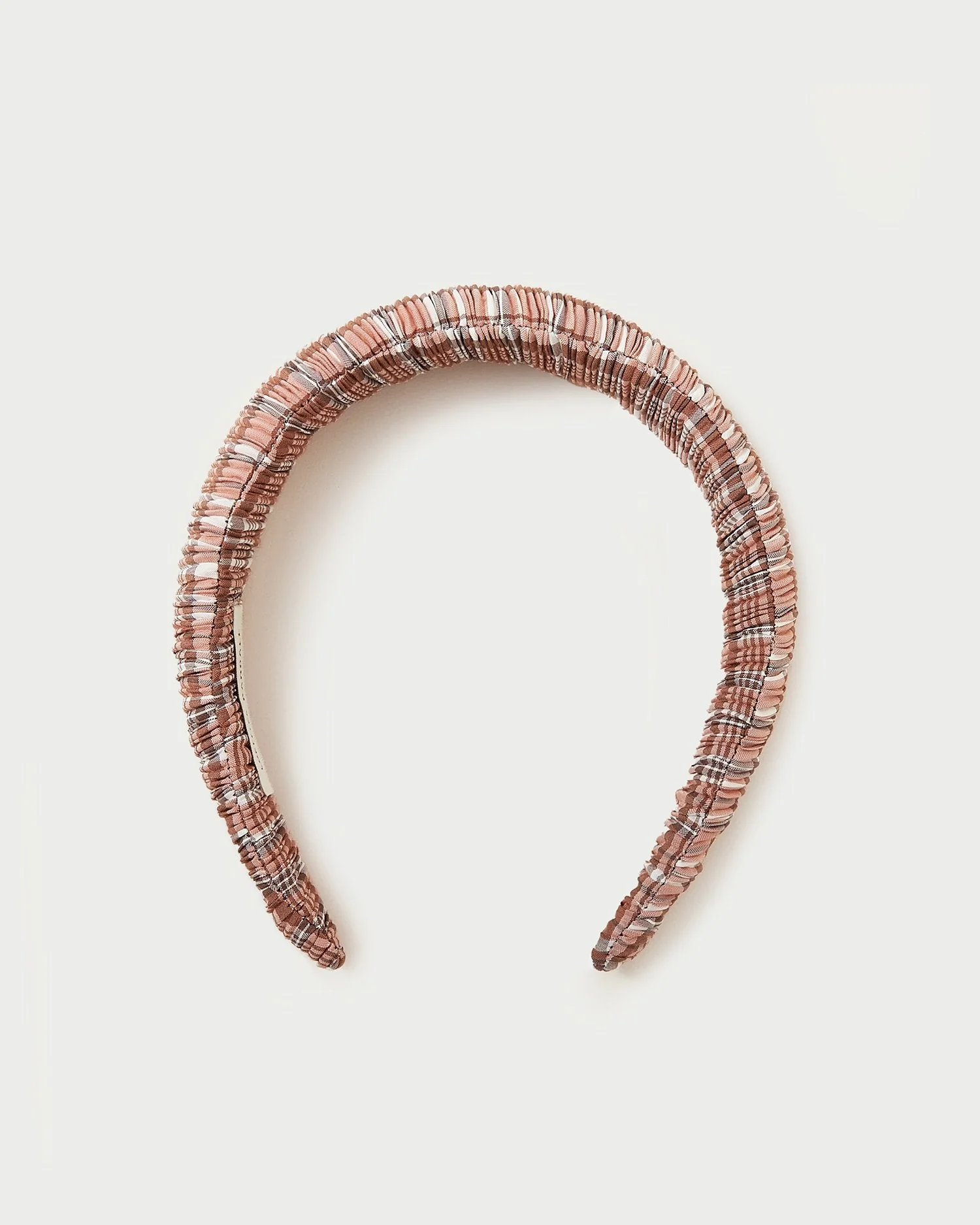 Marina Puffy Headband | Day Plaid