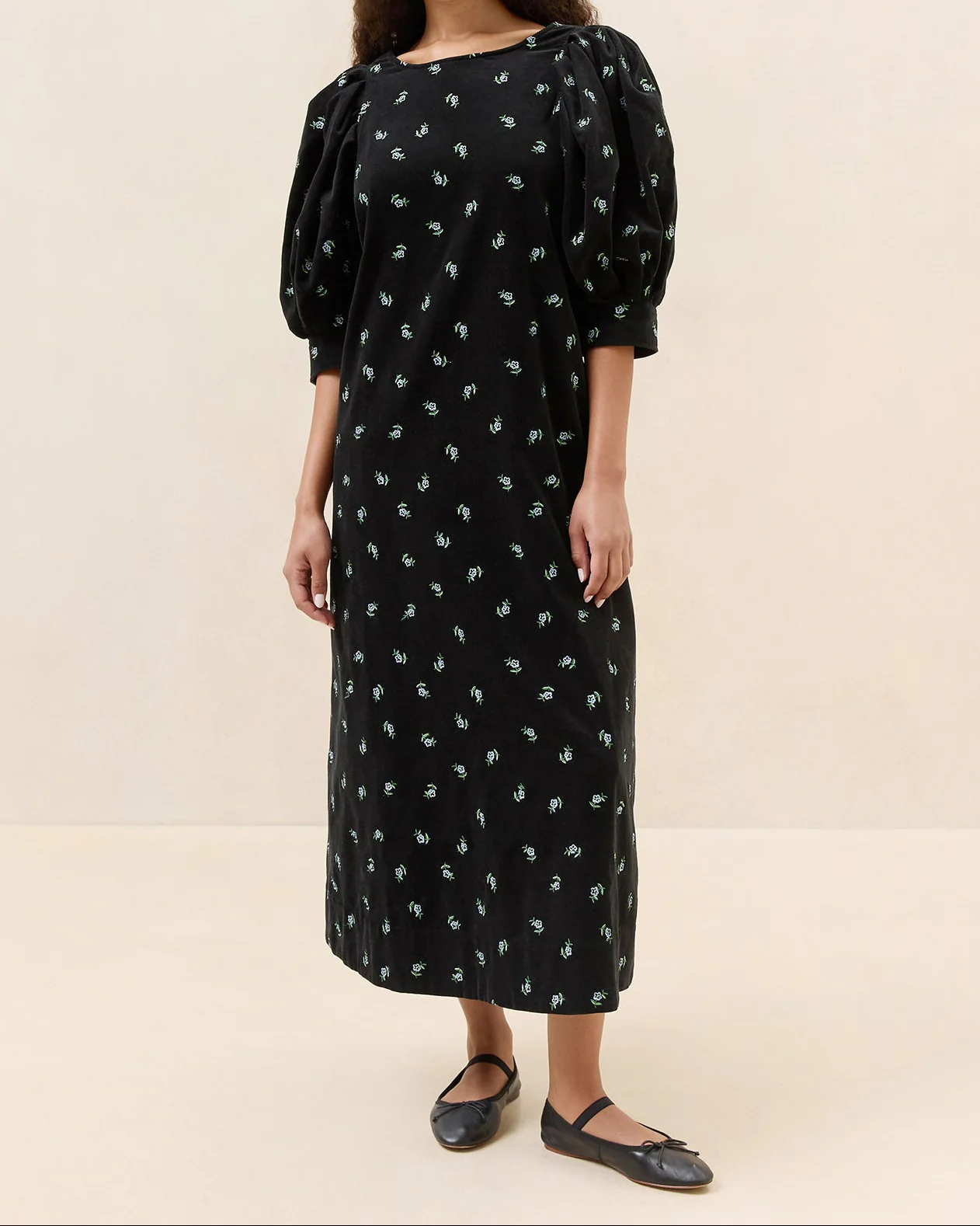 Maxwell Dress | Black Floral