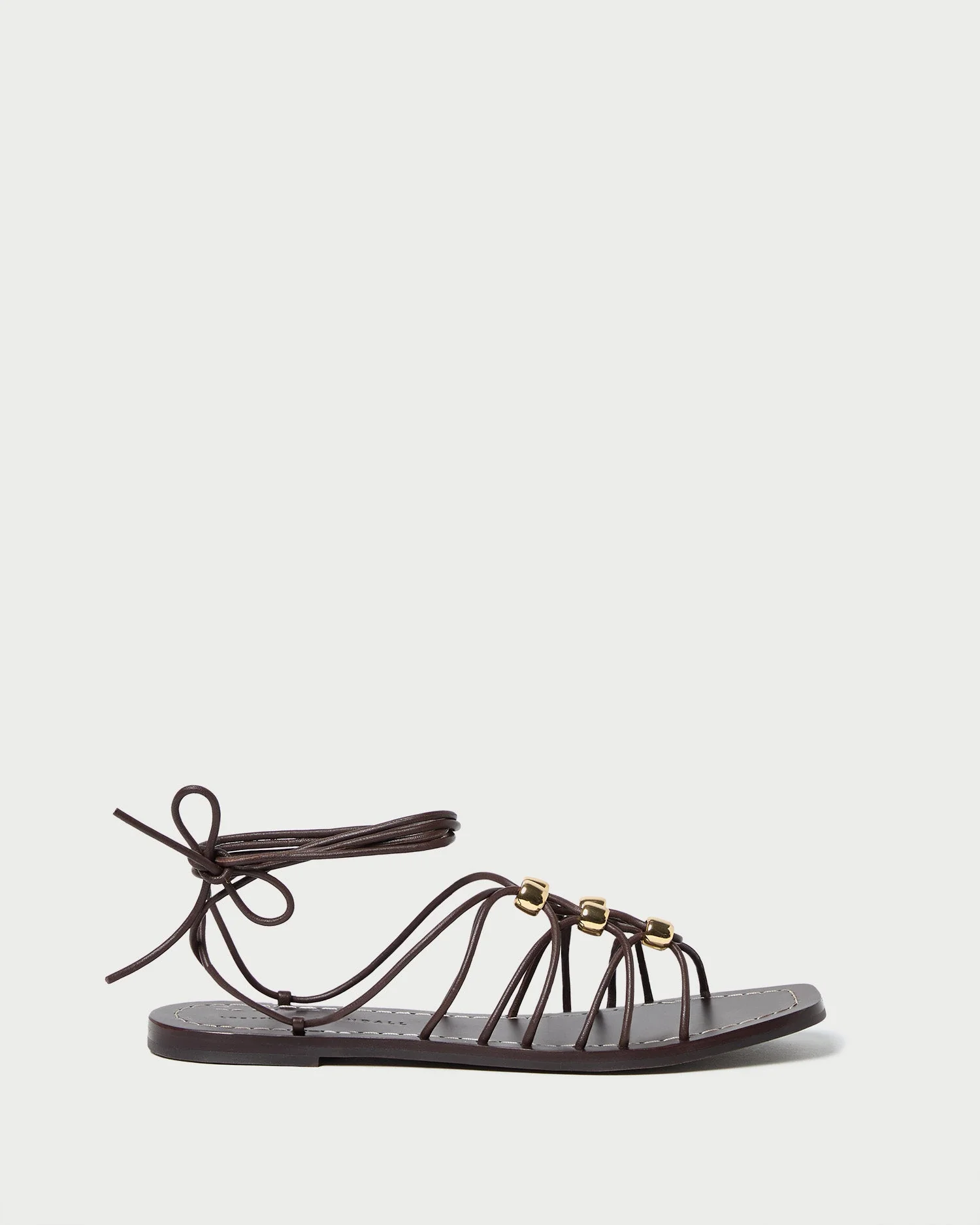 Mella Leather Wrap Sandal | Espresso - Image 3
