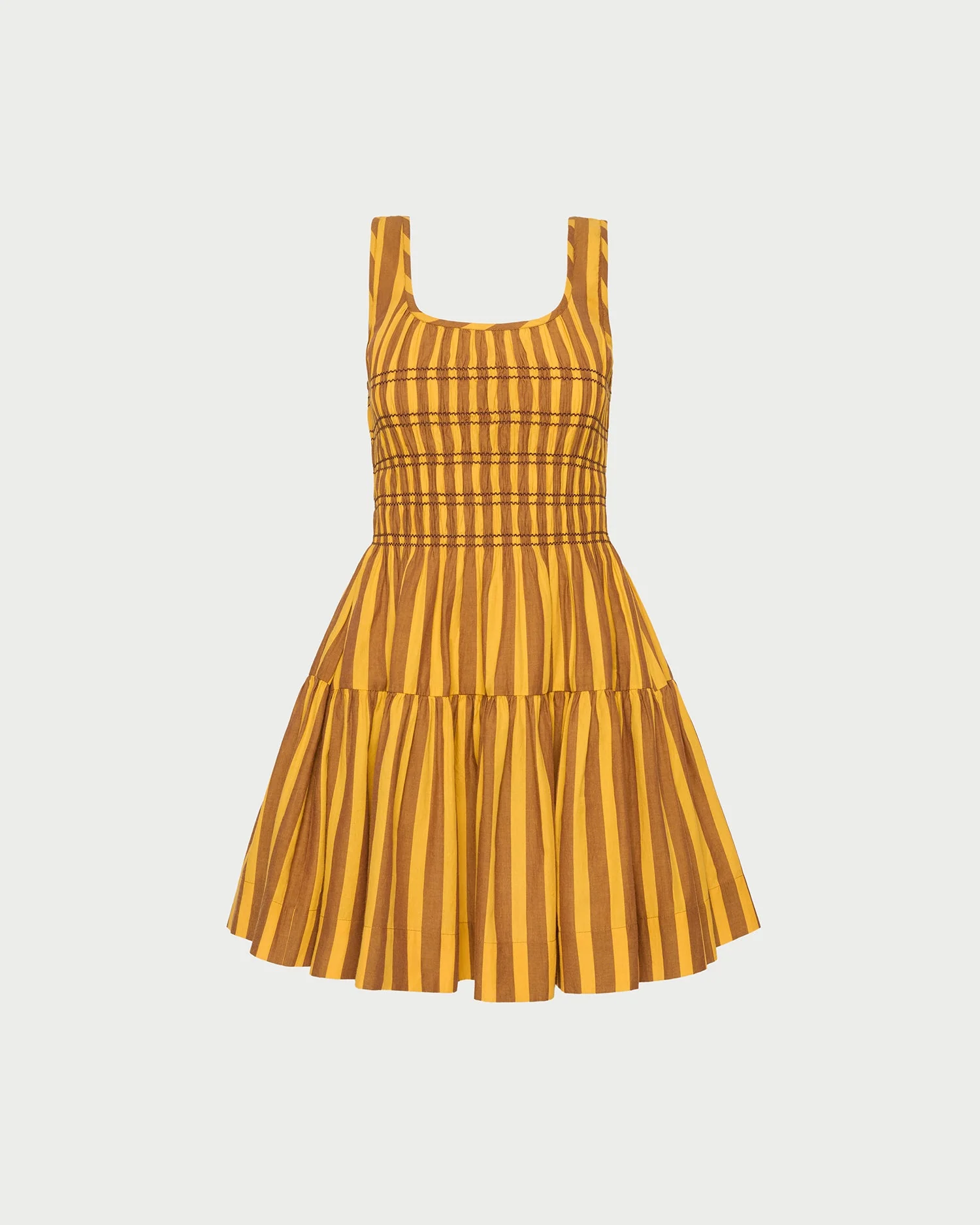 Melody Dress | Brown/Butter - Image 2