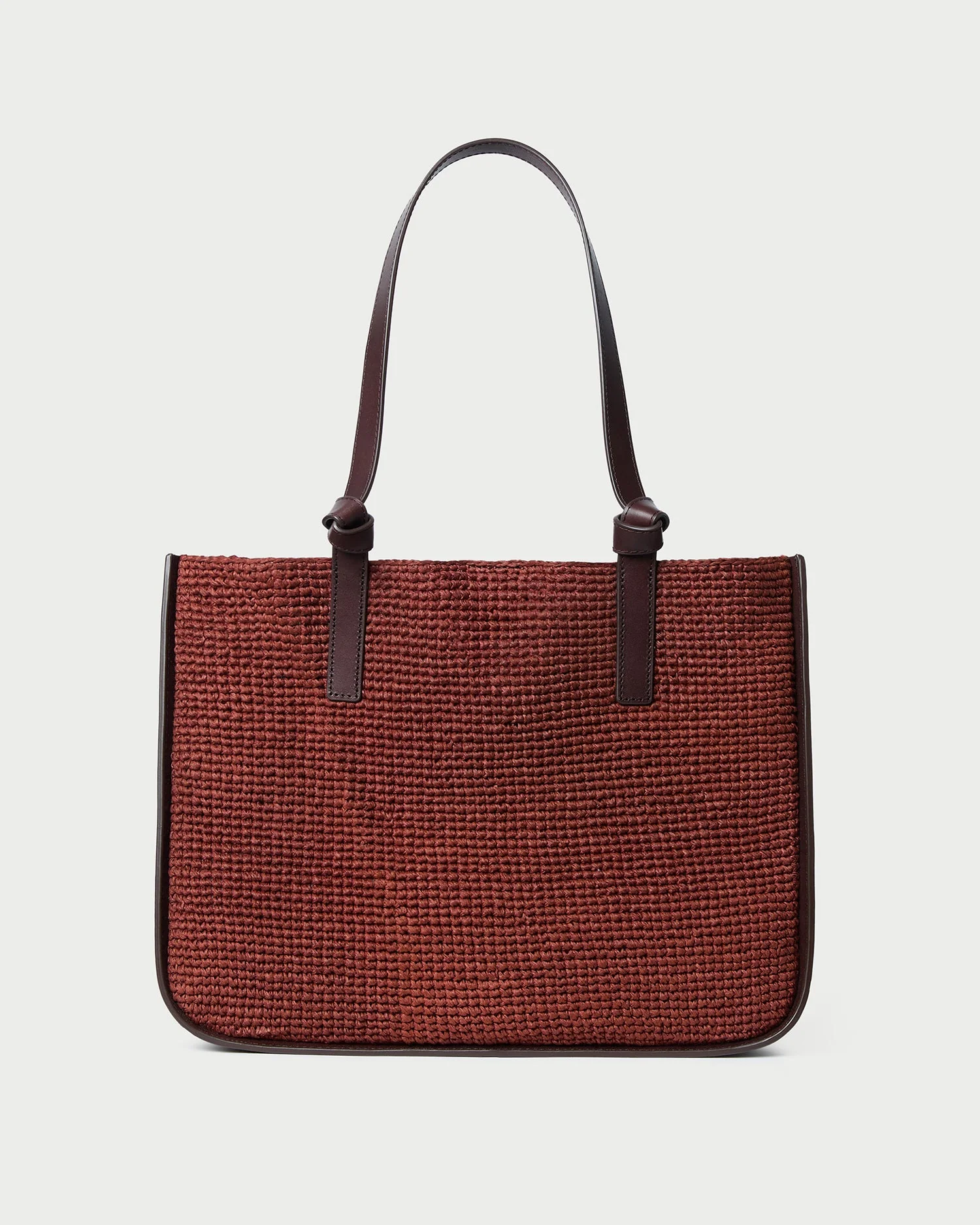 Myra Crochet Tote | Chestnut/Espresso