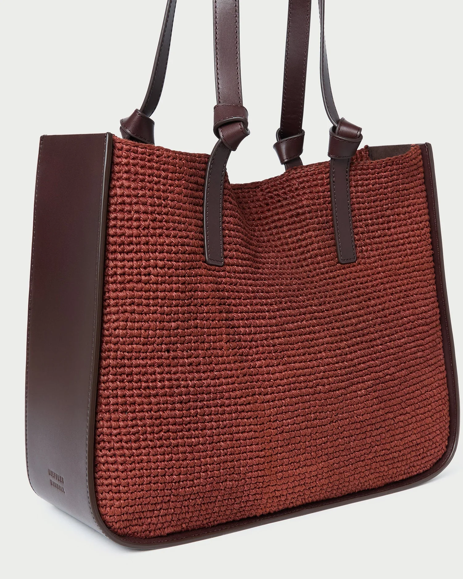 Myra Crochet Tote | Chestnut/Espresso - Image 3