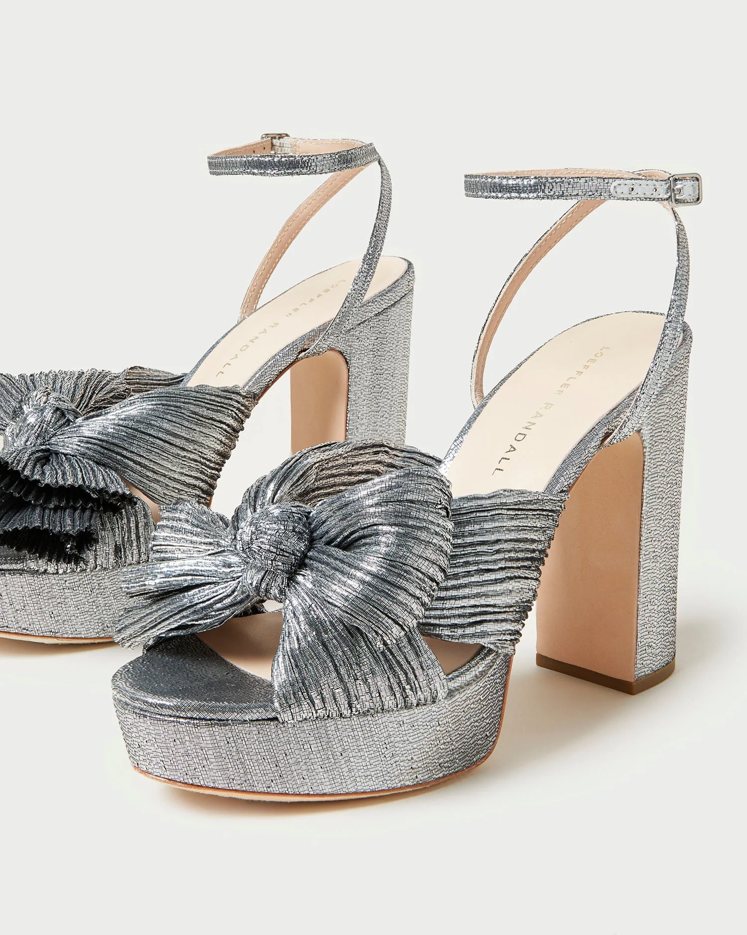 Natalia Bow Heel | Dark Silver - Image 3