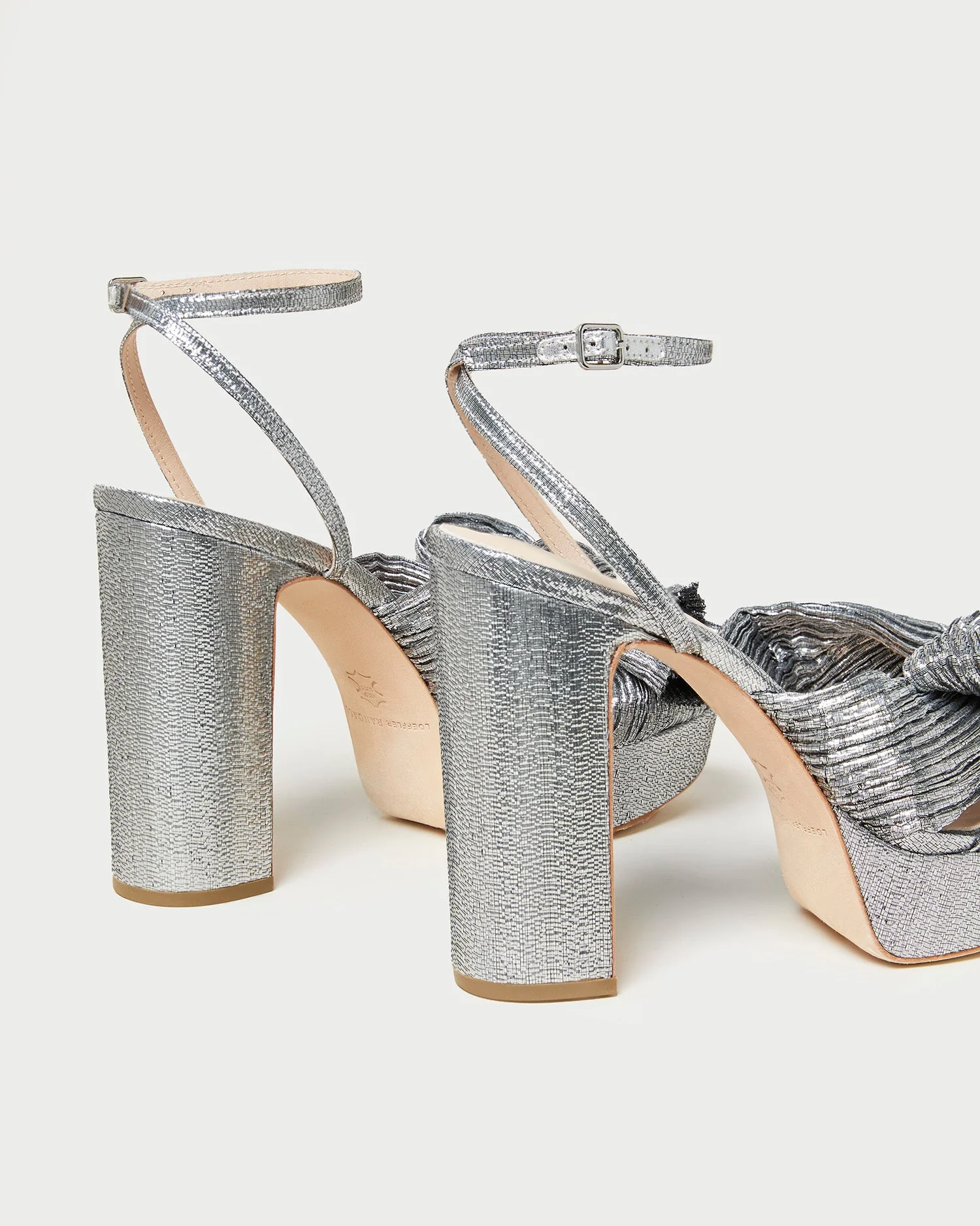 Natalia Bow Heel | Dark Silver - Image 4