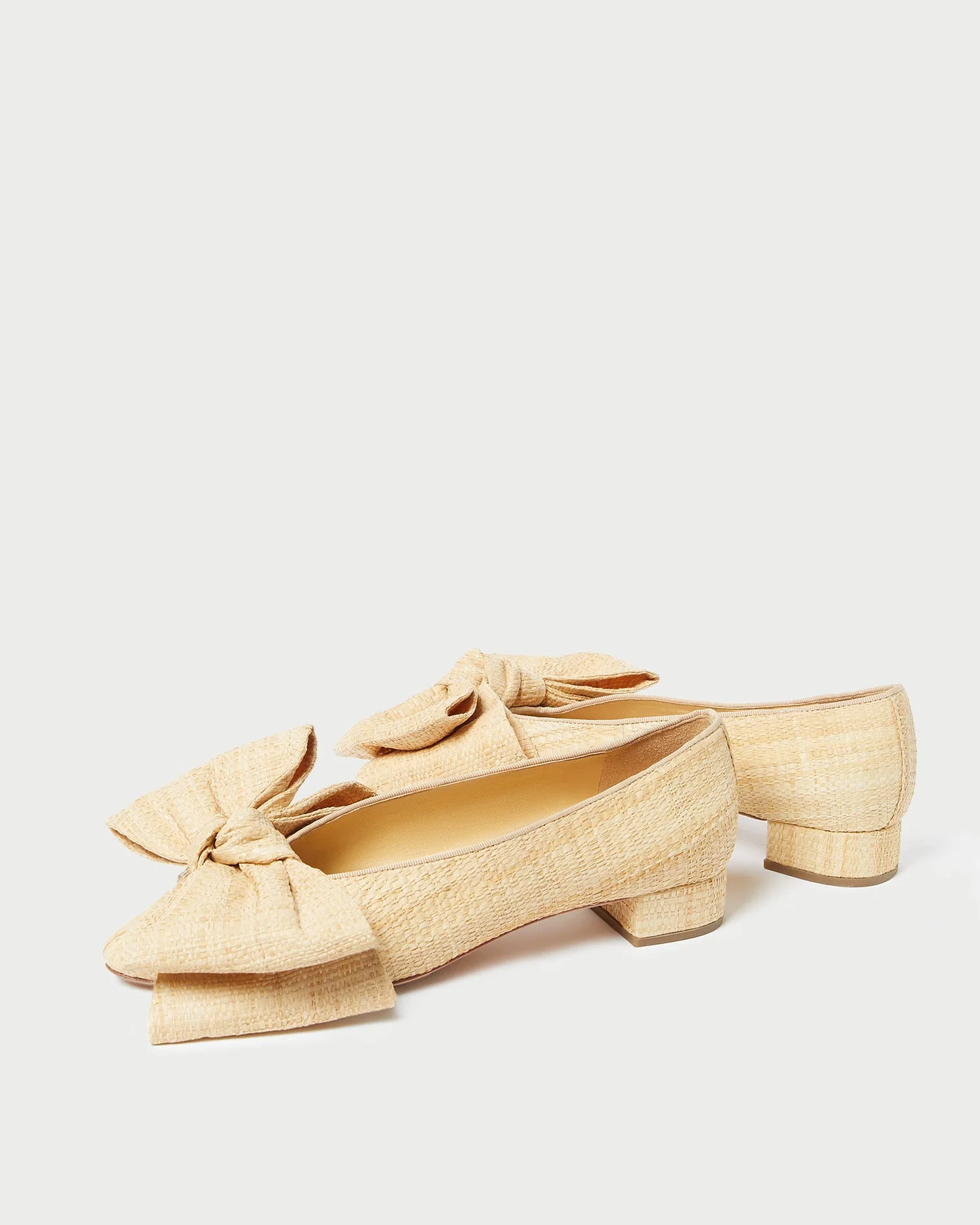 Noa Bow Flat | Natural Raffia - Image 4
